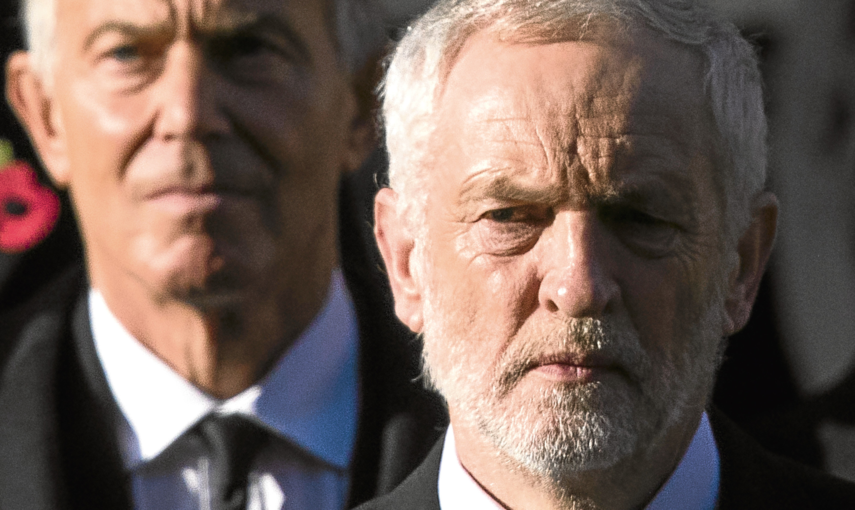 Tony Blair, left, and current Labour leader Jeremy Corbyn, a man he hardly sees eye to eye on with his views.