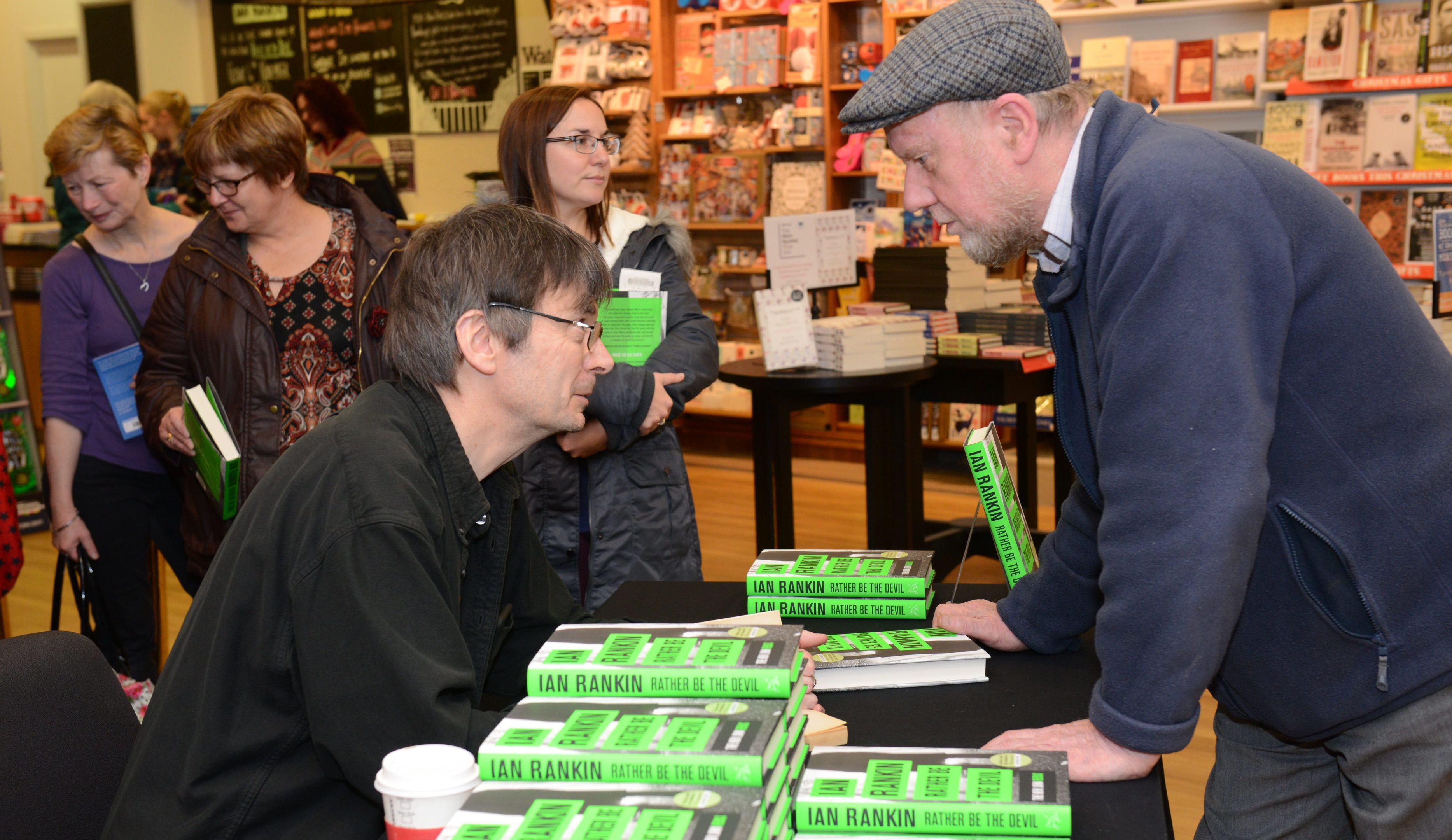 Master and pupil - Ian Rankin meets up with former English teacher Ron Gillespie in 2016