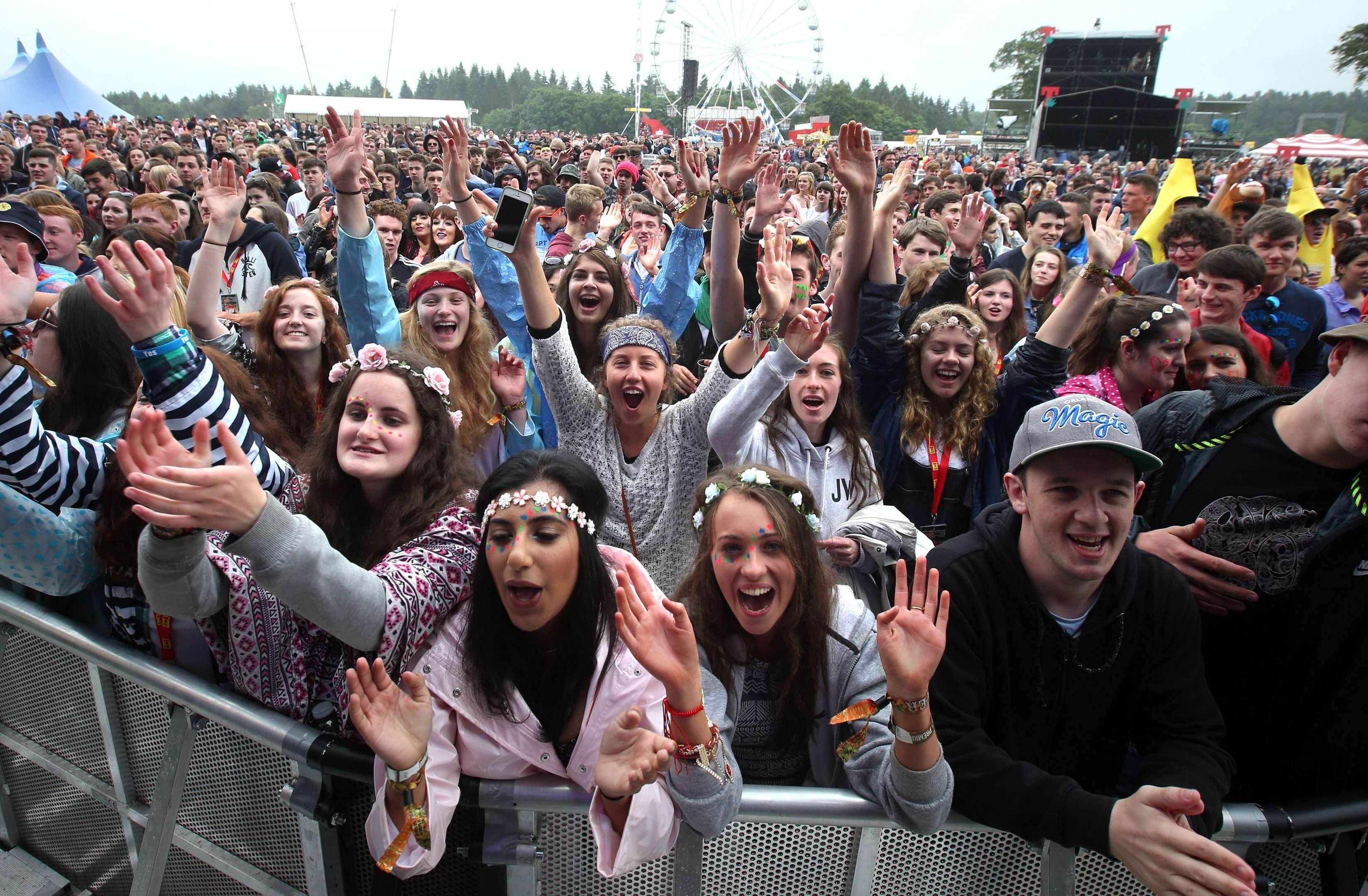 Scenes not to be repeated? Music fans at the main stage at the T in the park music Festival at Strathallan.