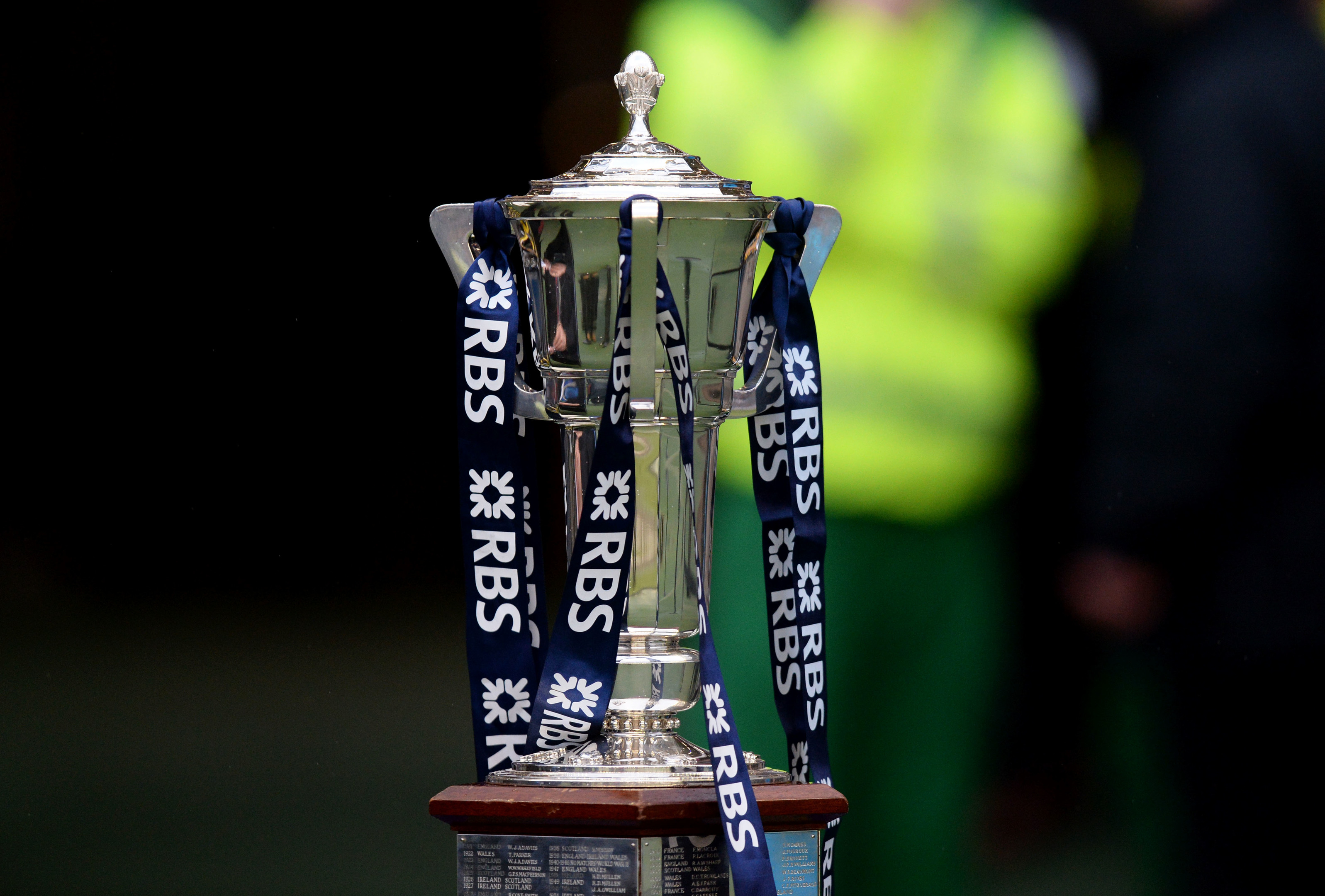 The RBS Six Nations trophy.