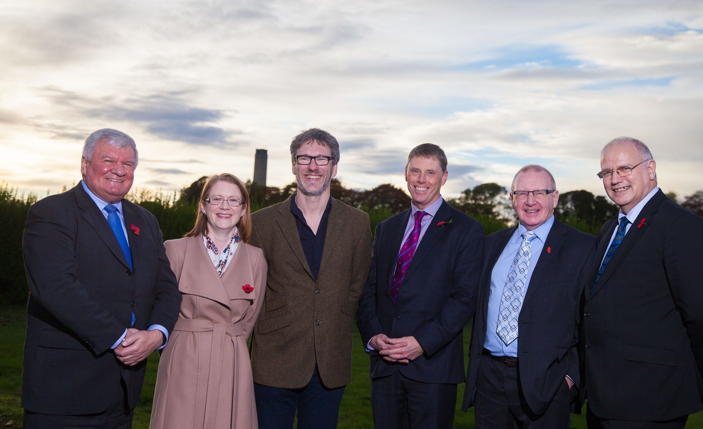 Councillor Bob Young, far right, with other delegates at the launch of the action plan