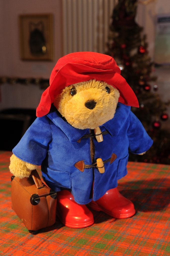 A Paddington Bear teddy.