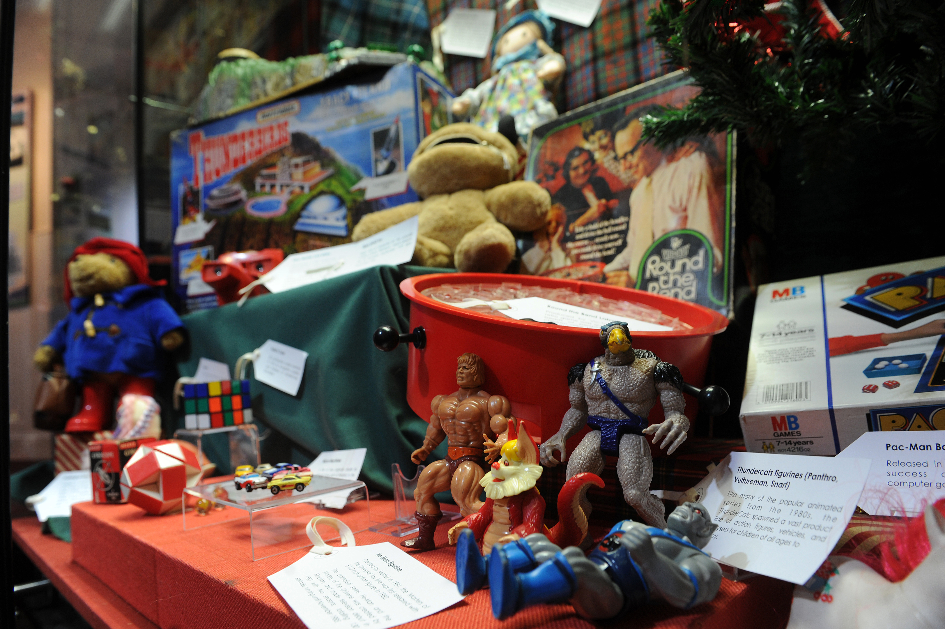 An exhibition of toys from days gone past went on display in the Gateway to the Glens Museum.