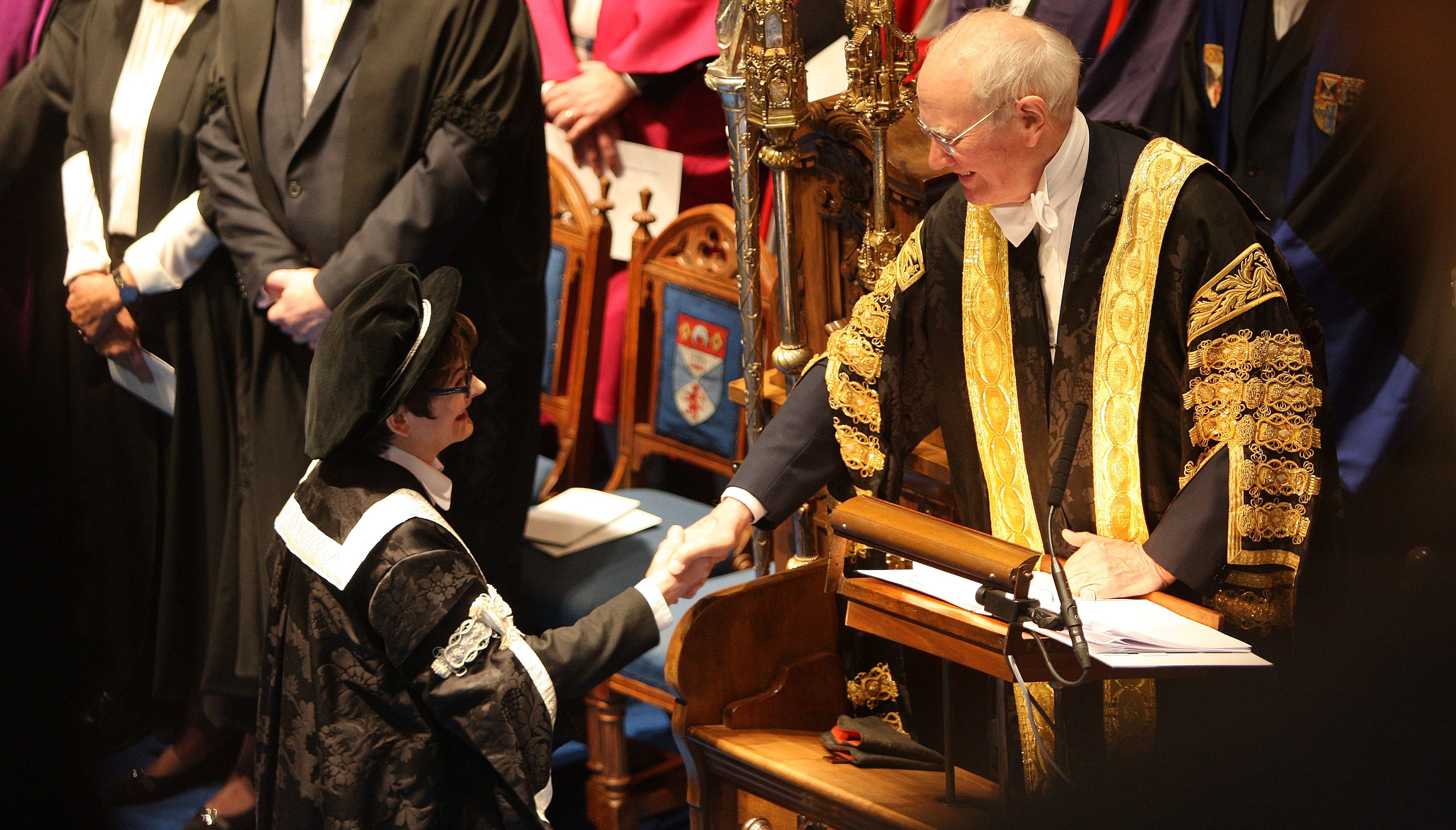 Professor Sally Mapstone is installed as principal and vice-chancellor.