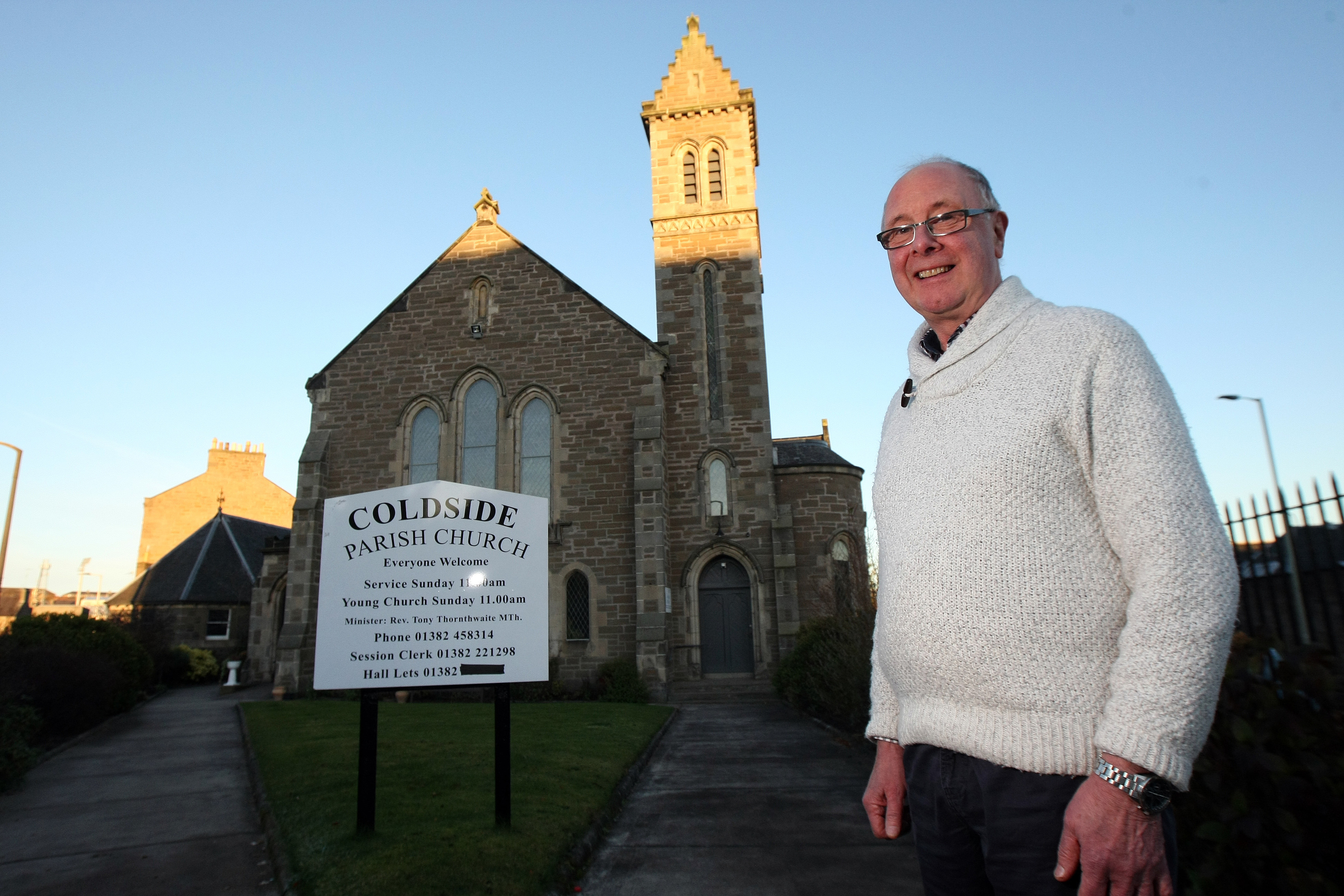 Reverend Thornthwaite believes having CCTV will keep worshippers safe.