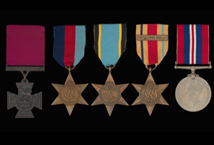 Wing Commander Hugh Malcolms medals