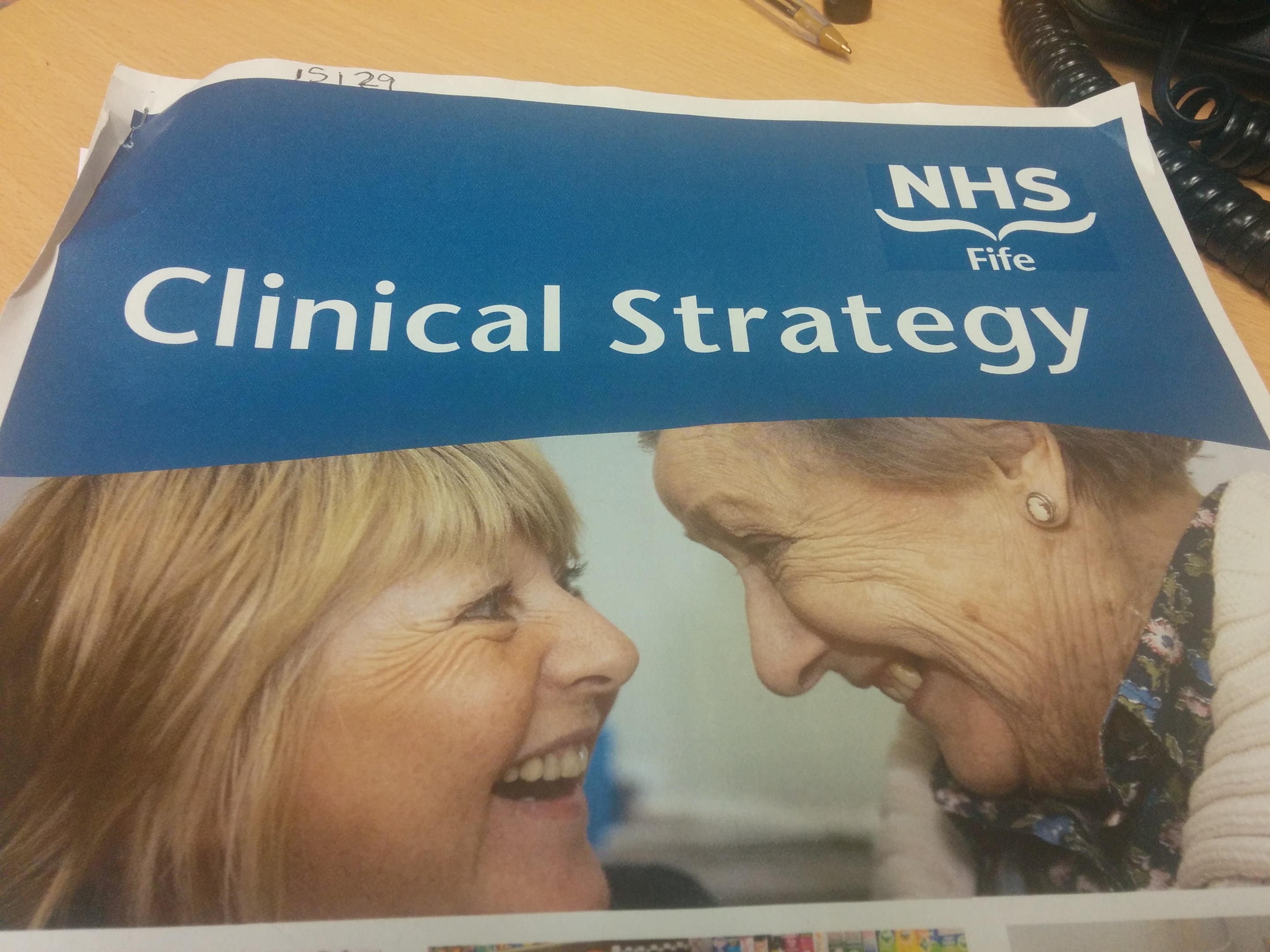 NHS Fife's Clinical Strategy has been described as "drivel"