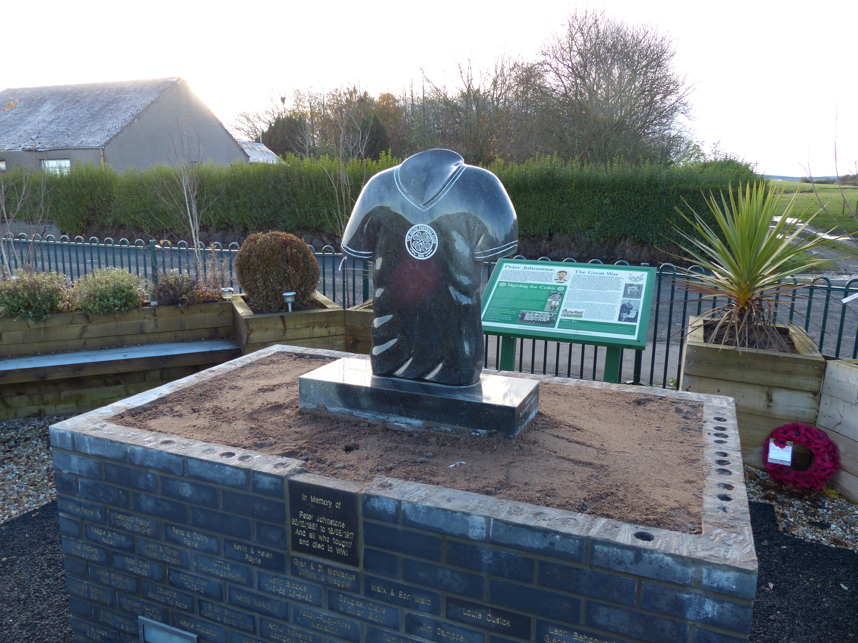 The memorial at Glencraig.