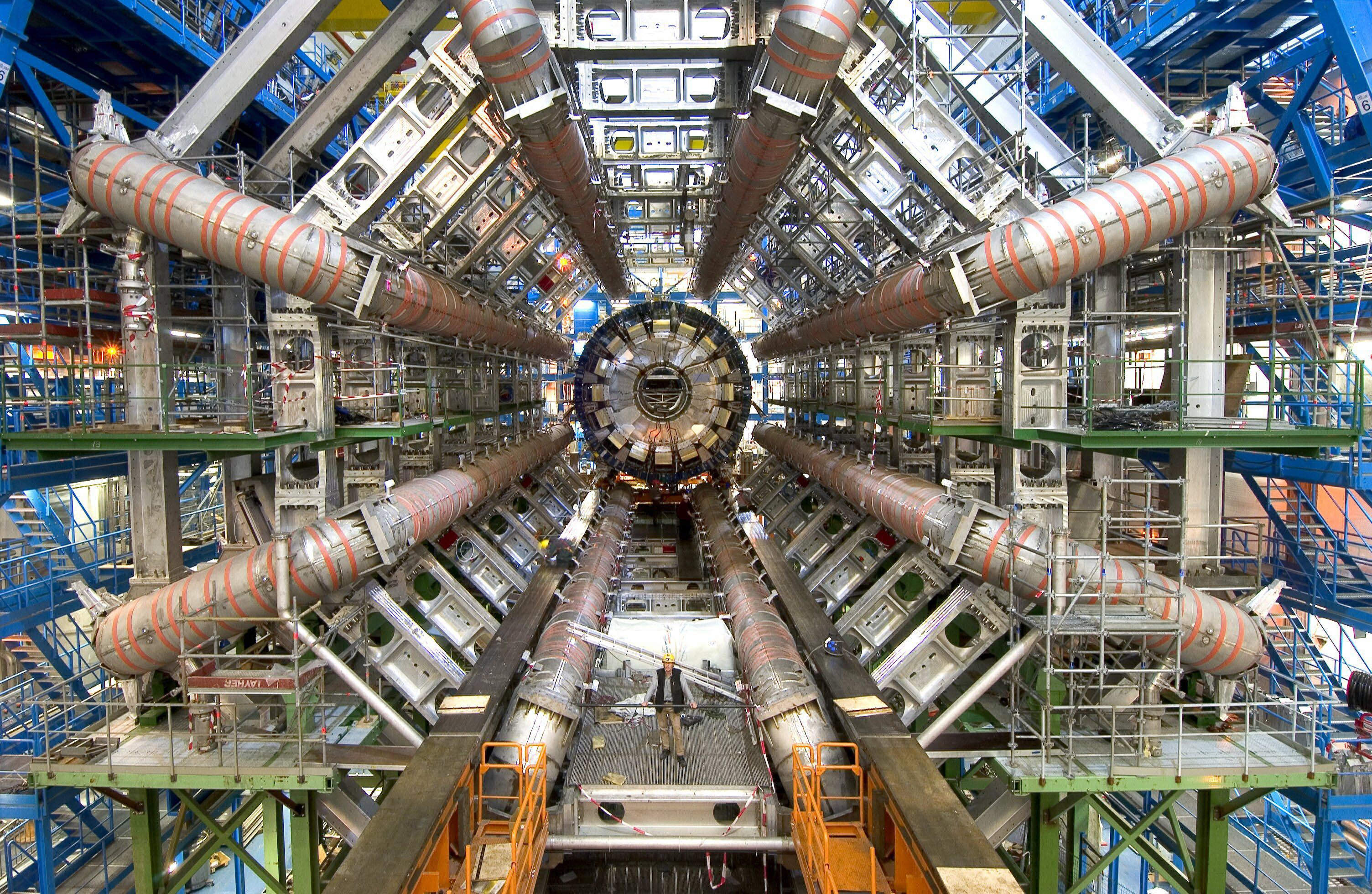 The LHC near Geneva.
