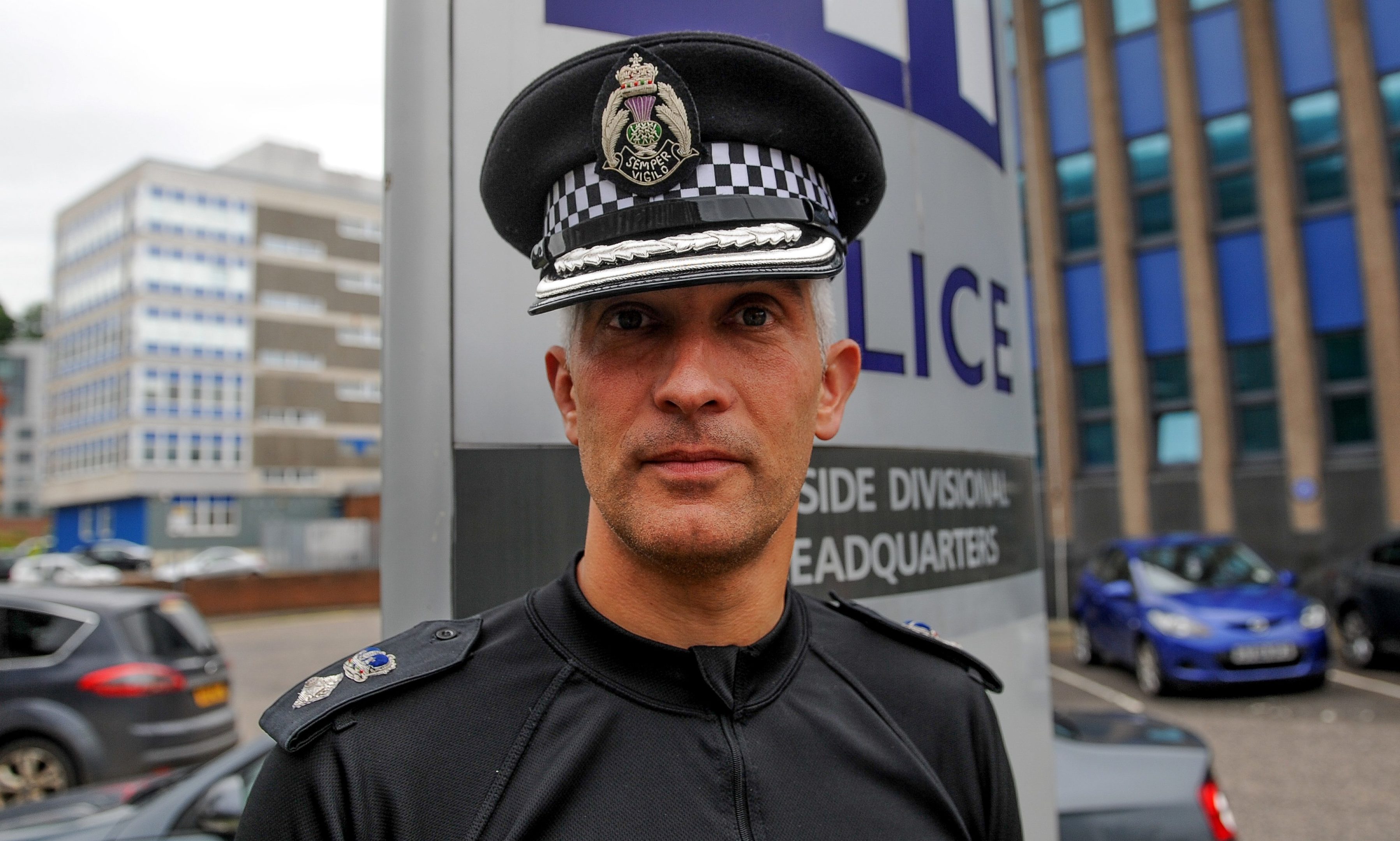 Chief Superintendent Paul Anderson, at Police HQ, Bell Street, Dundee.