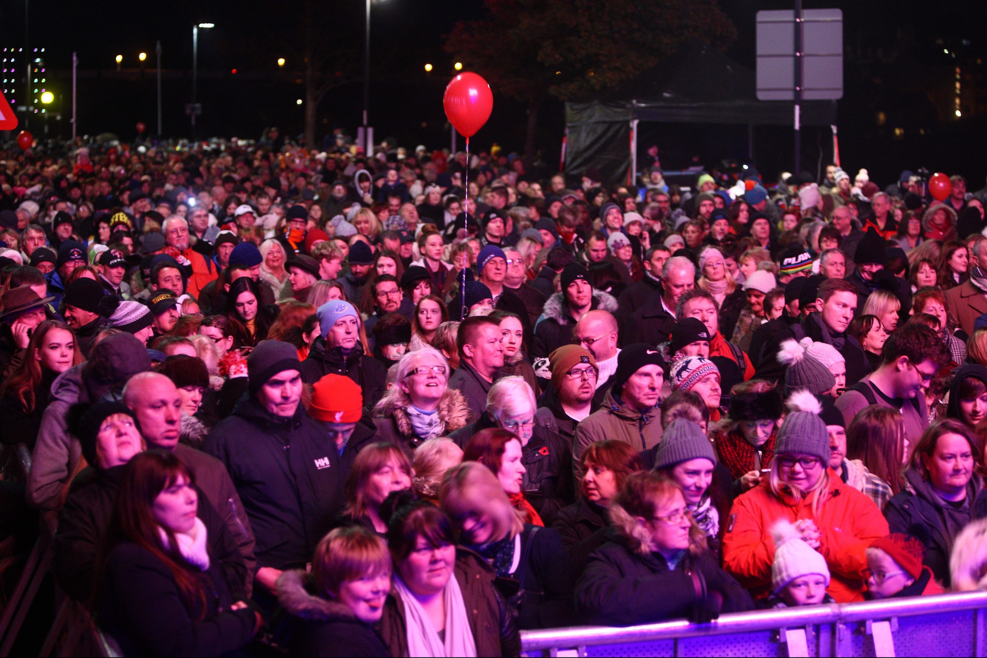 Hopes are high that people will turn out in force for the St Andrew's Day celebrations like they did for the Christmas lights switch on.