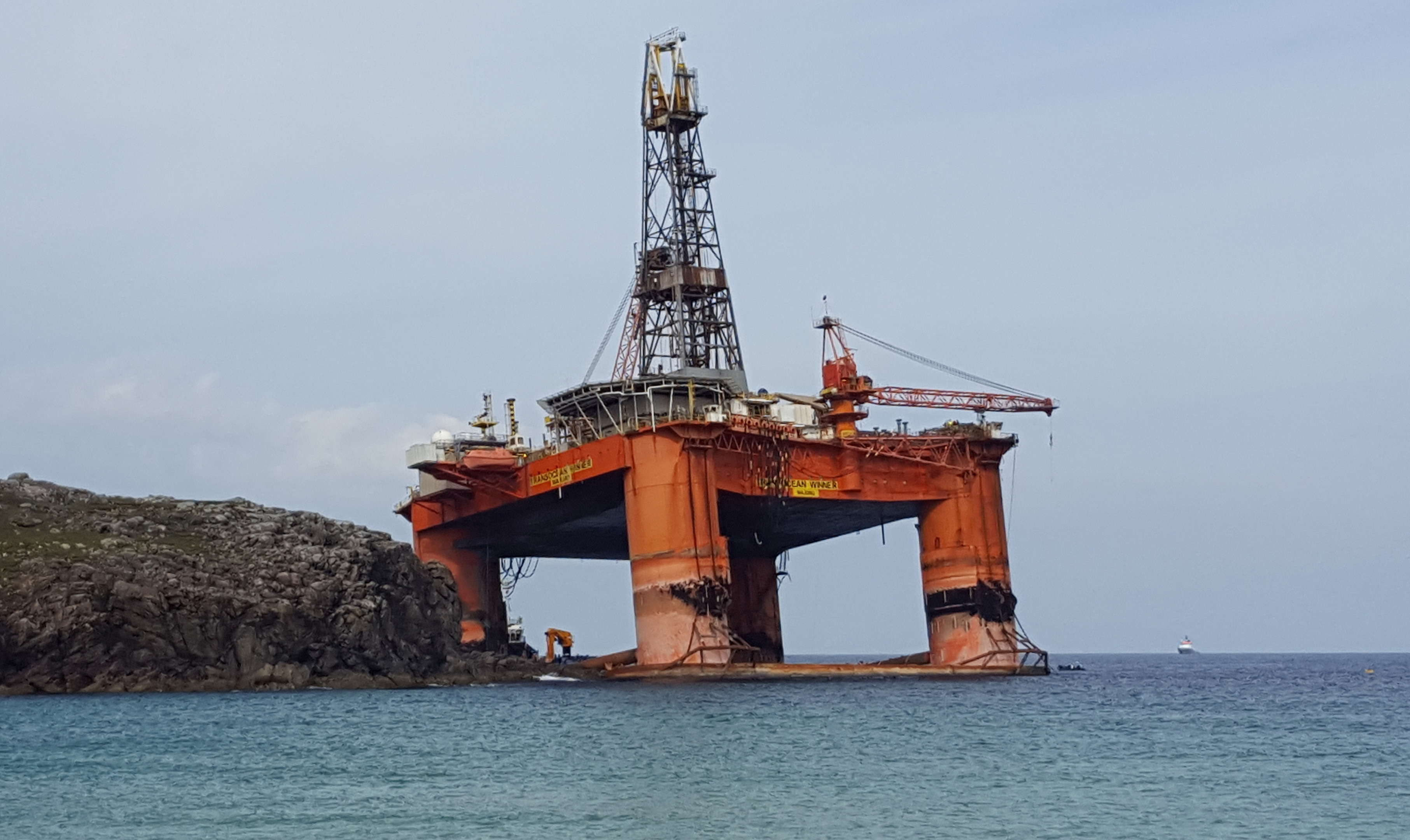 The Transocean Winner has been towed to Turkey from the UK to be decommissioned