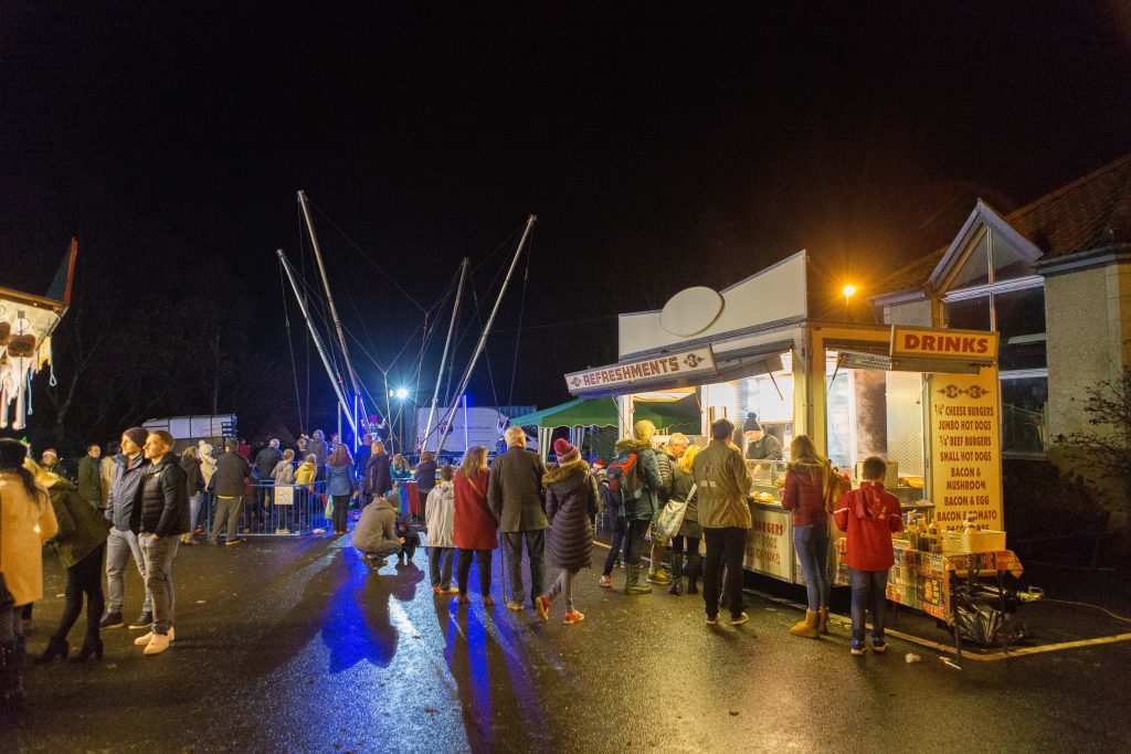 Falkland held its first ever Winter Festival in the village car park.