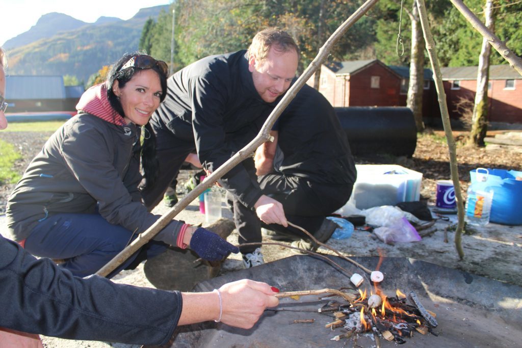 Bushcraft and toasting marshmallows.