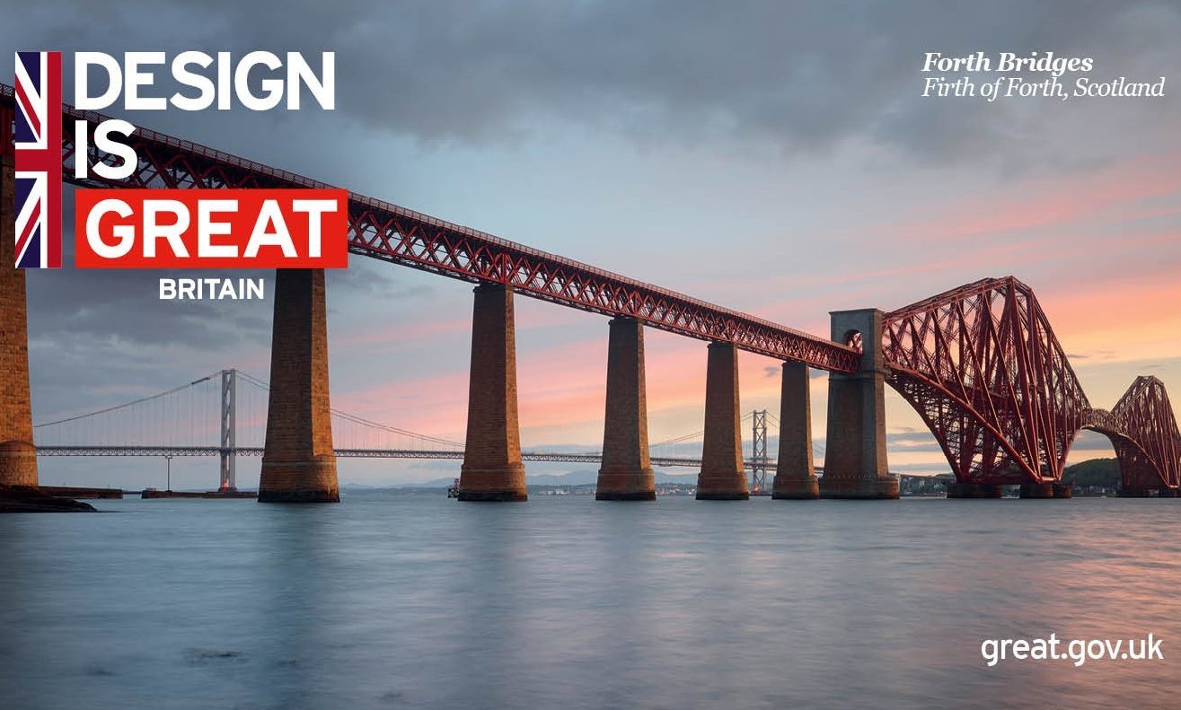 The image the Foreign Office used to hail the Queensferry Crossing.