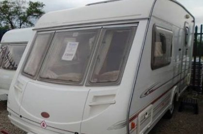 A caravan similar to the one stolen from Wormit on Friday night.