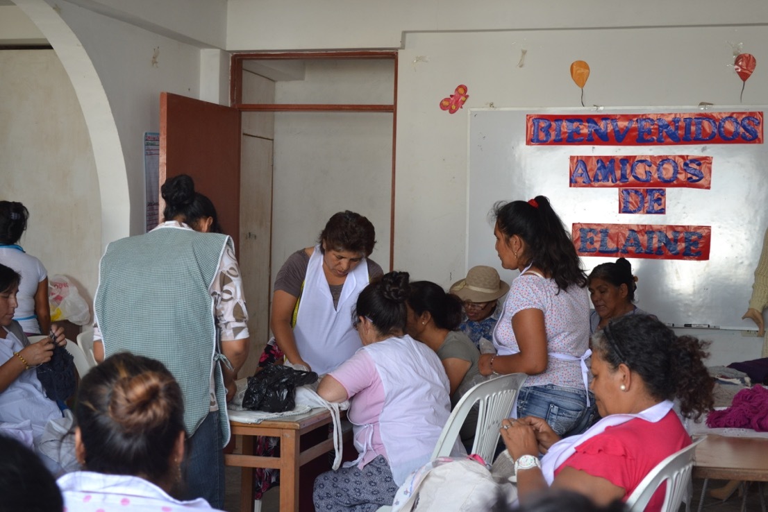 Some of the women working for Blue Llama.