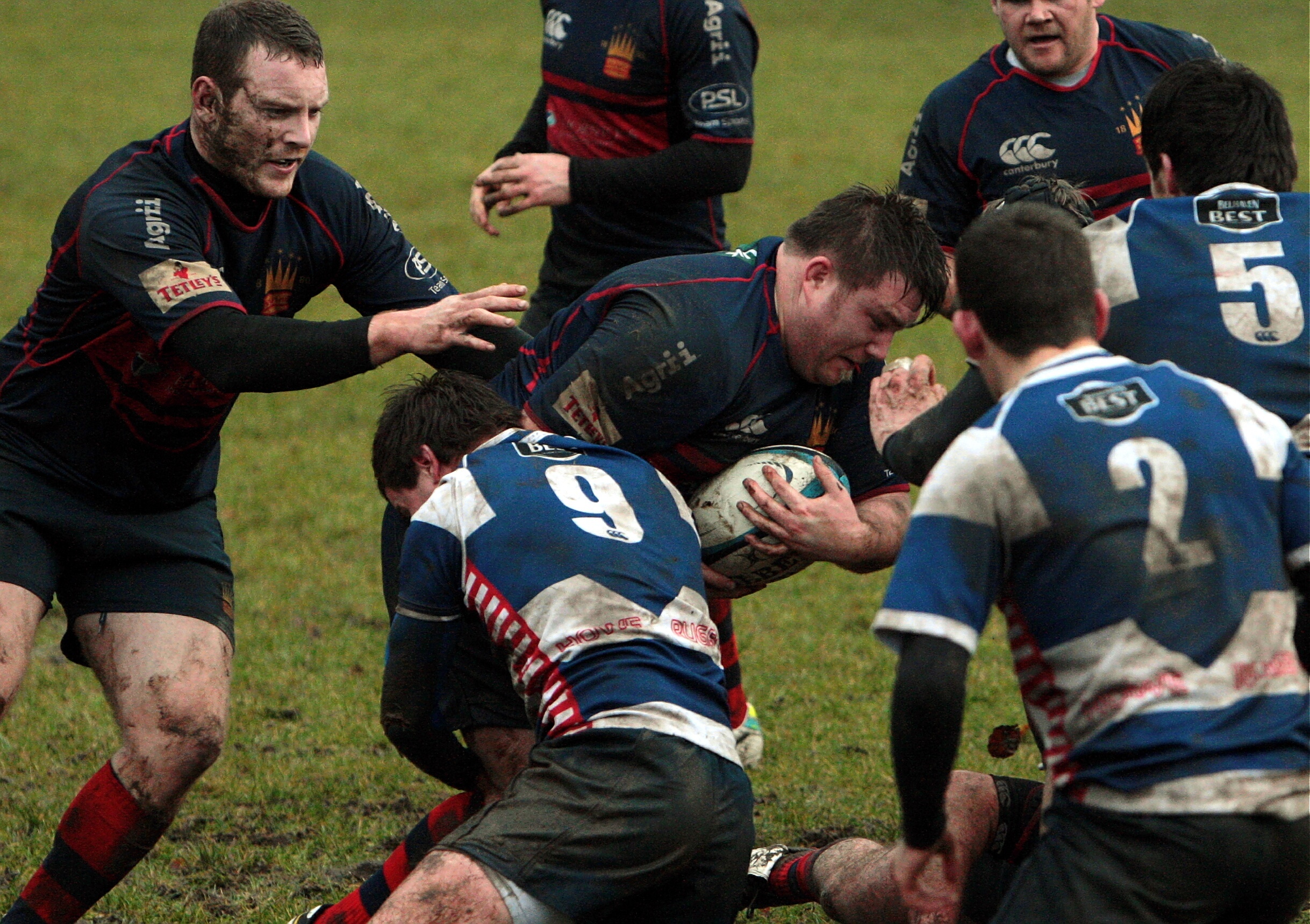 Experienced prop Neil Dymock had a big game for Dundee High against Hamilton.