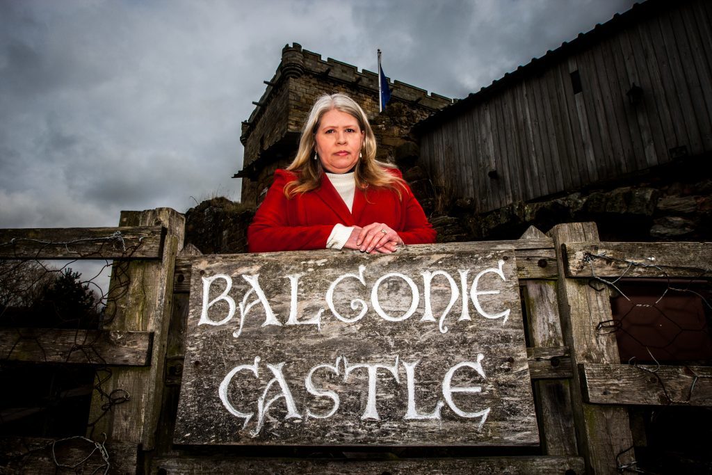 Kelly Morris of Balgonie Castle.