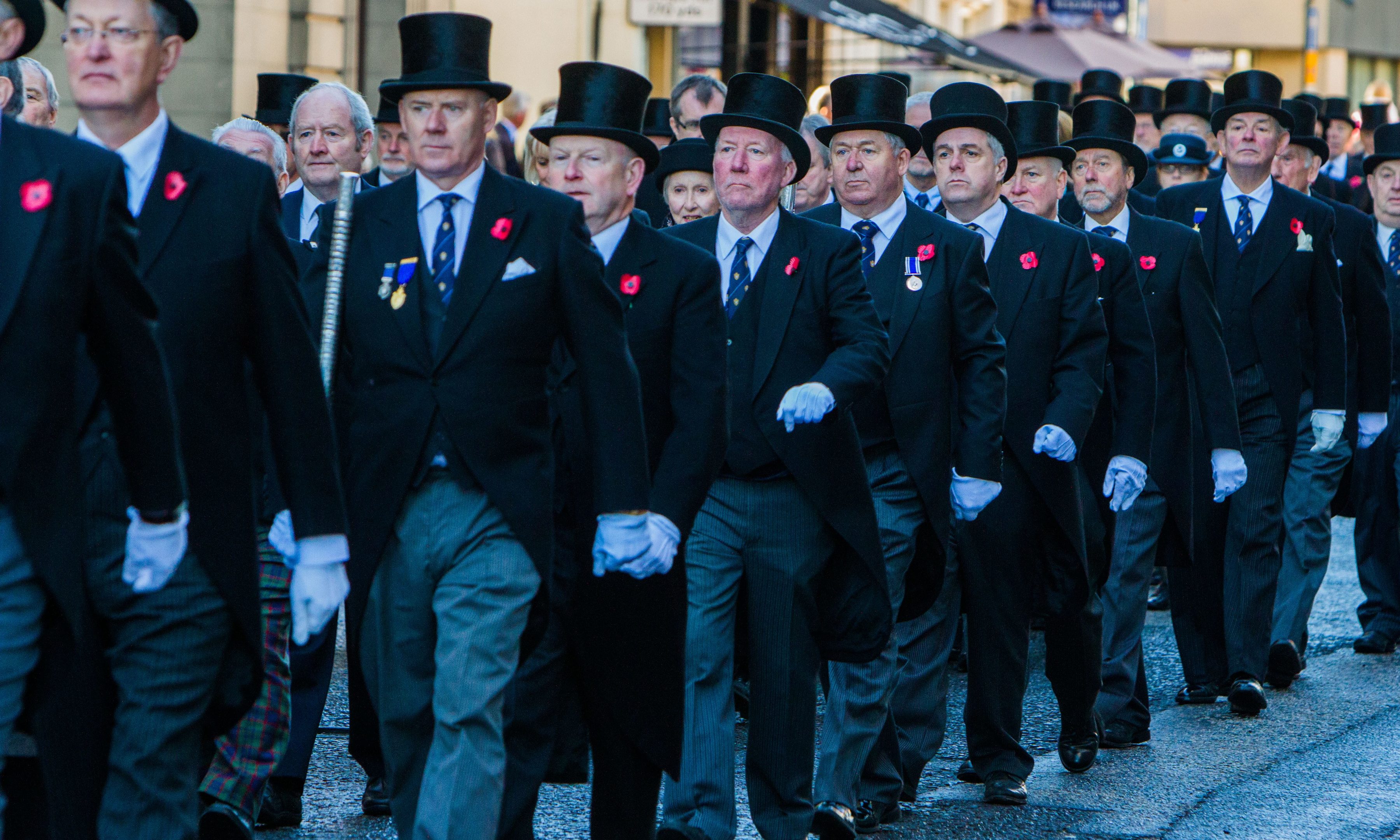 The Society of High Constables of the City of Perth parading in 2015.