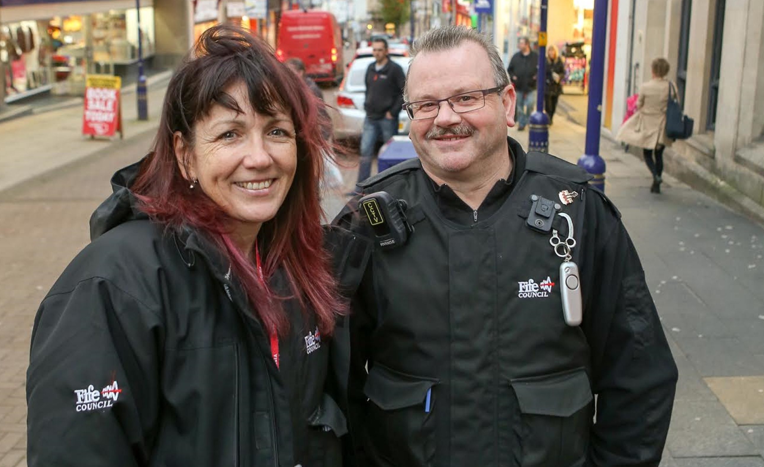 Environmental officers Cat and Frank, who were among those featured in episode two.