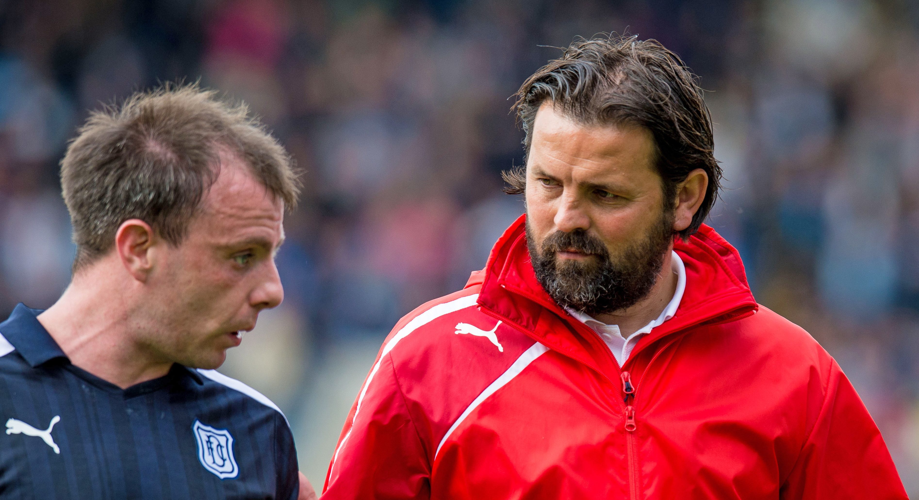 Paul McGowan, left, and Paul Hartley.