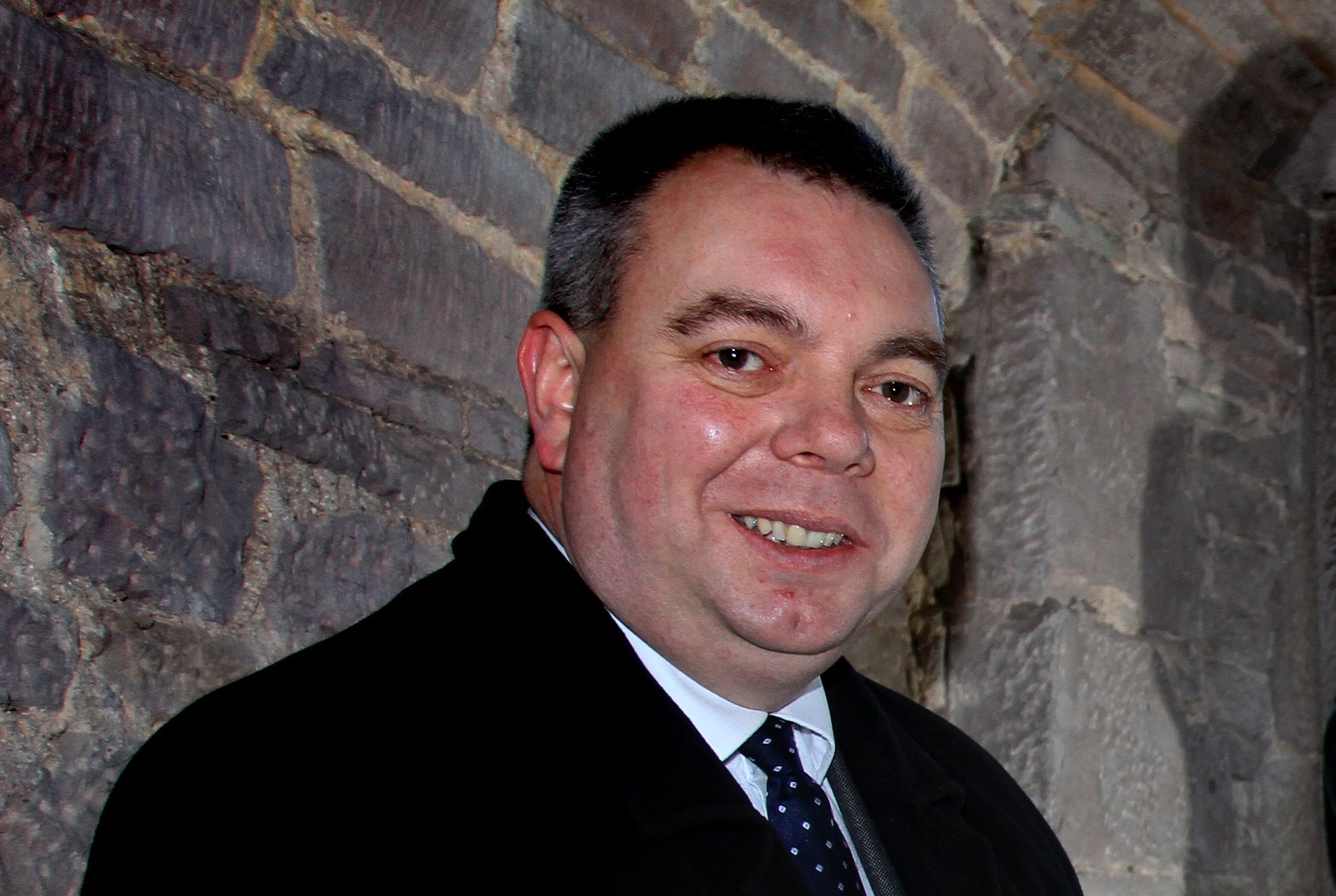 Mr Johnstone at Glamis Castle in 2013.