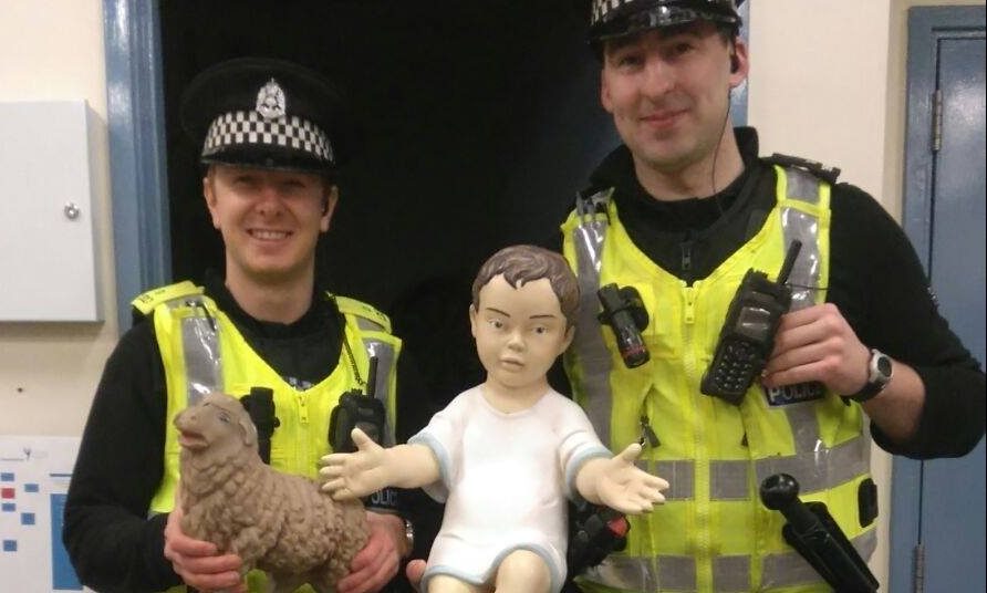 Officers from Police Scotland found Jesus on Tuesday.