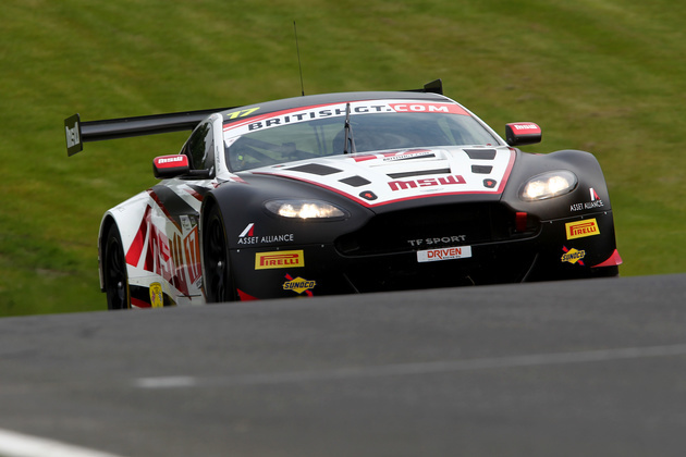 Jonny Adam in the British GT-winning Aston Martin Vantage GT3