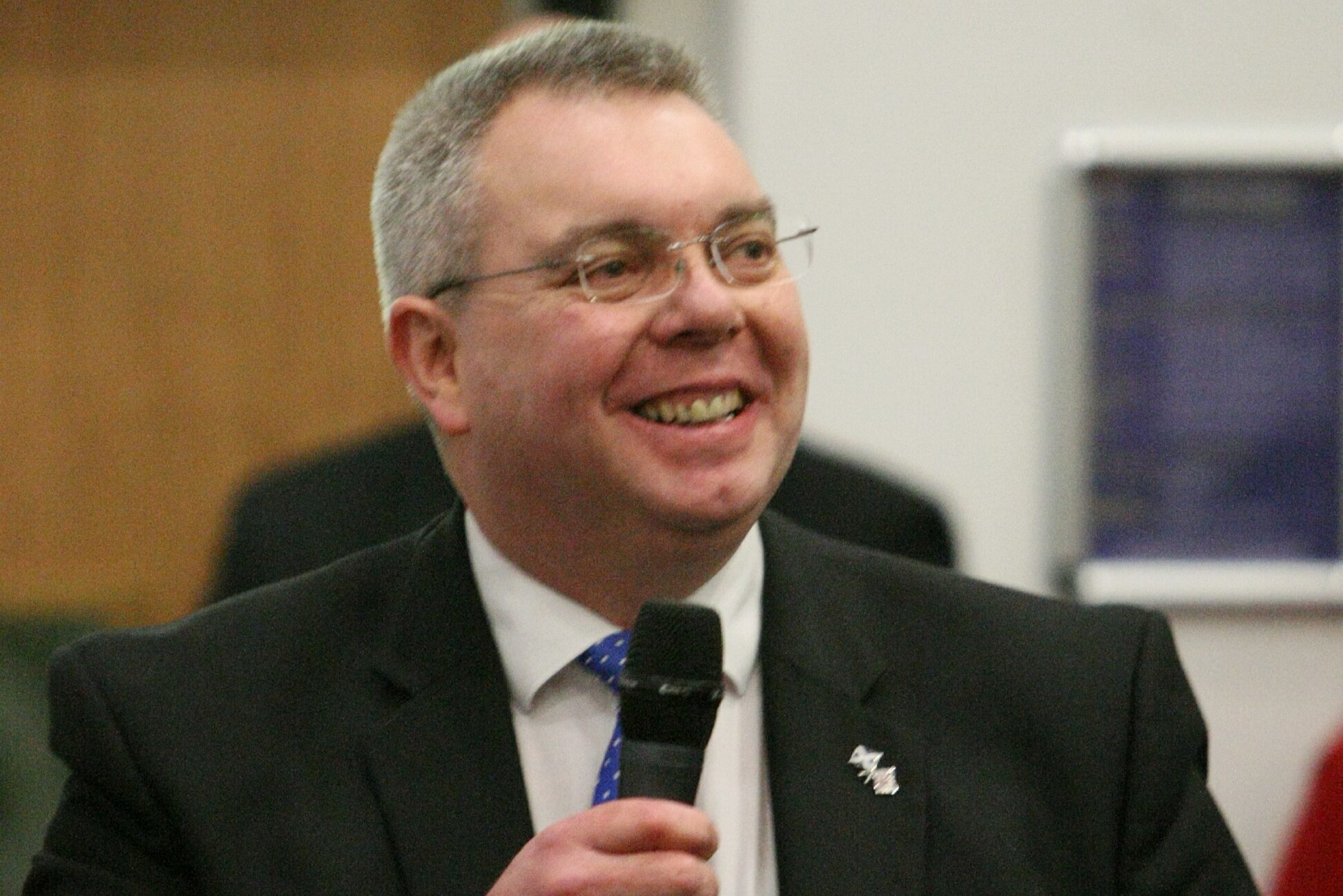 Mr Johnstone at a Scottish party leaders debate at Dundee University in 2016.