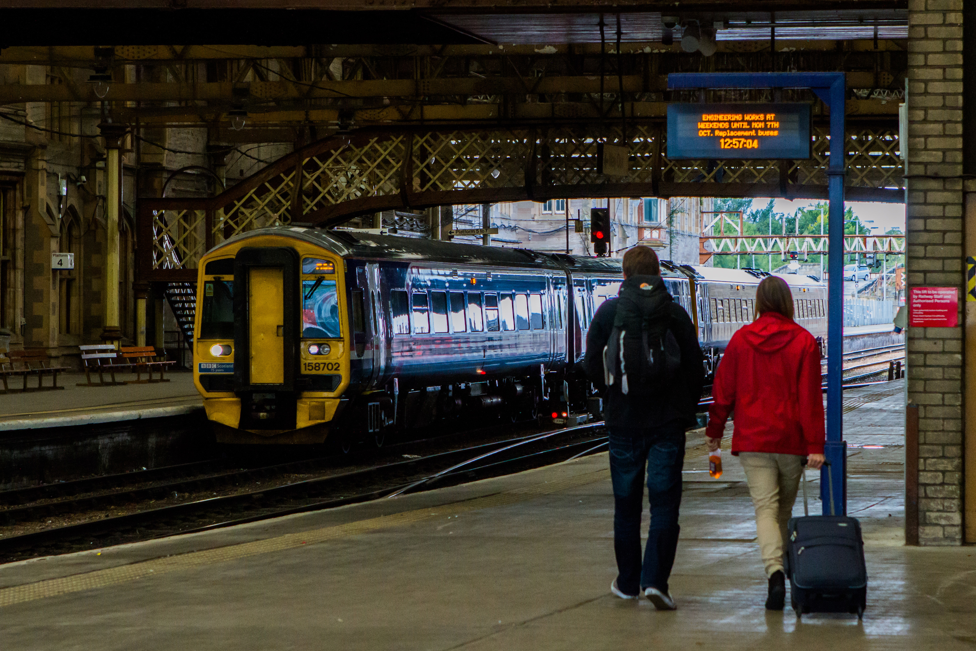 Perth railway station.