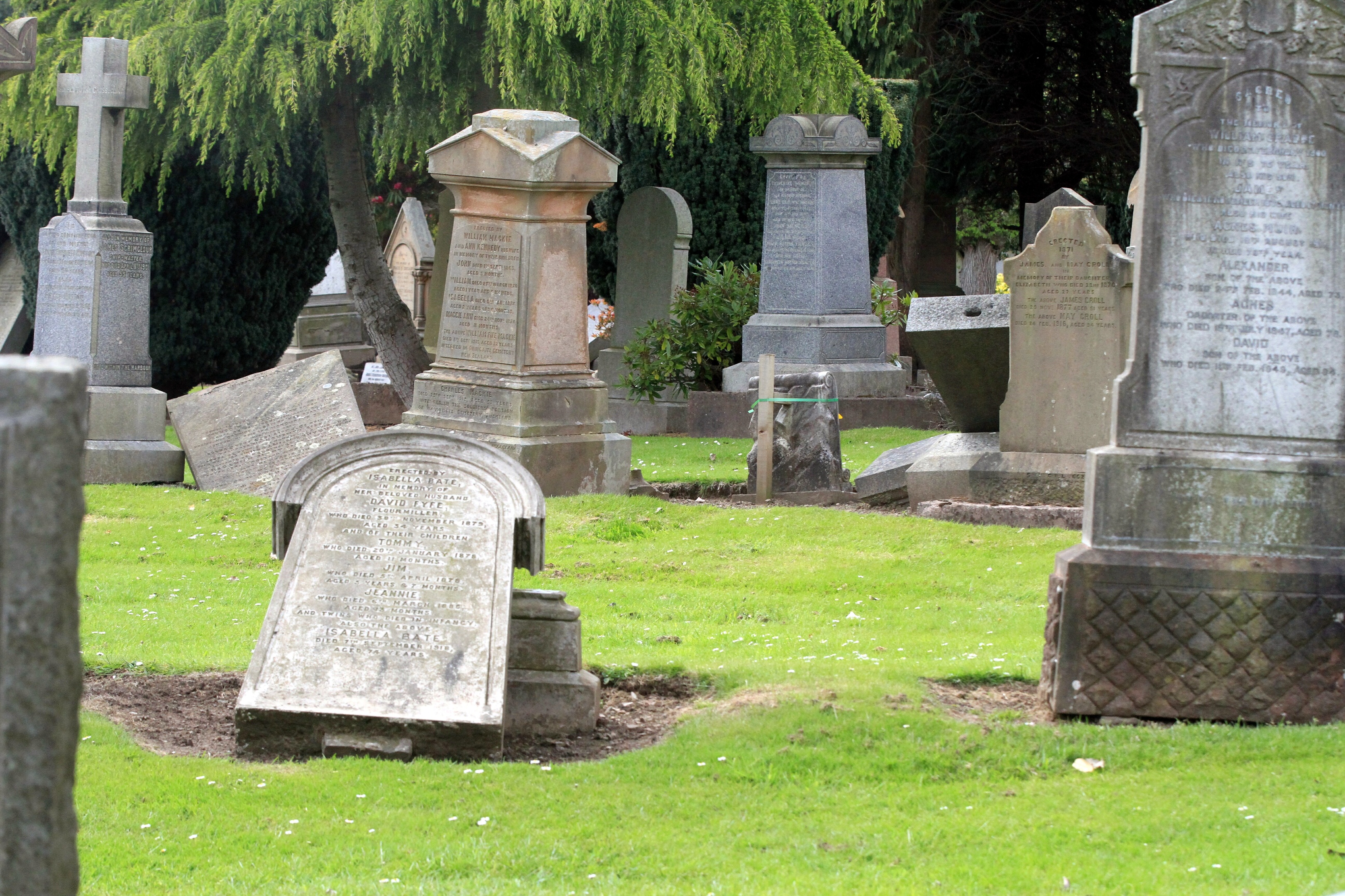 Eastern Cemetery in Dundee.