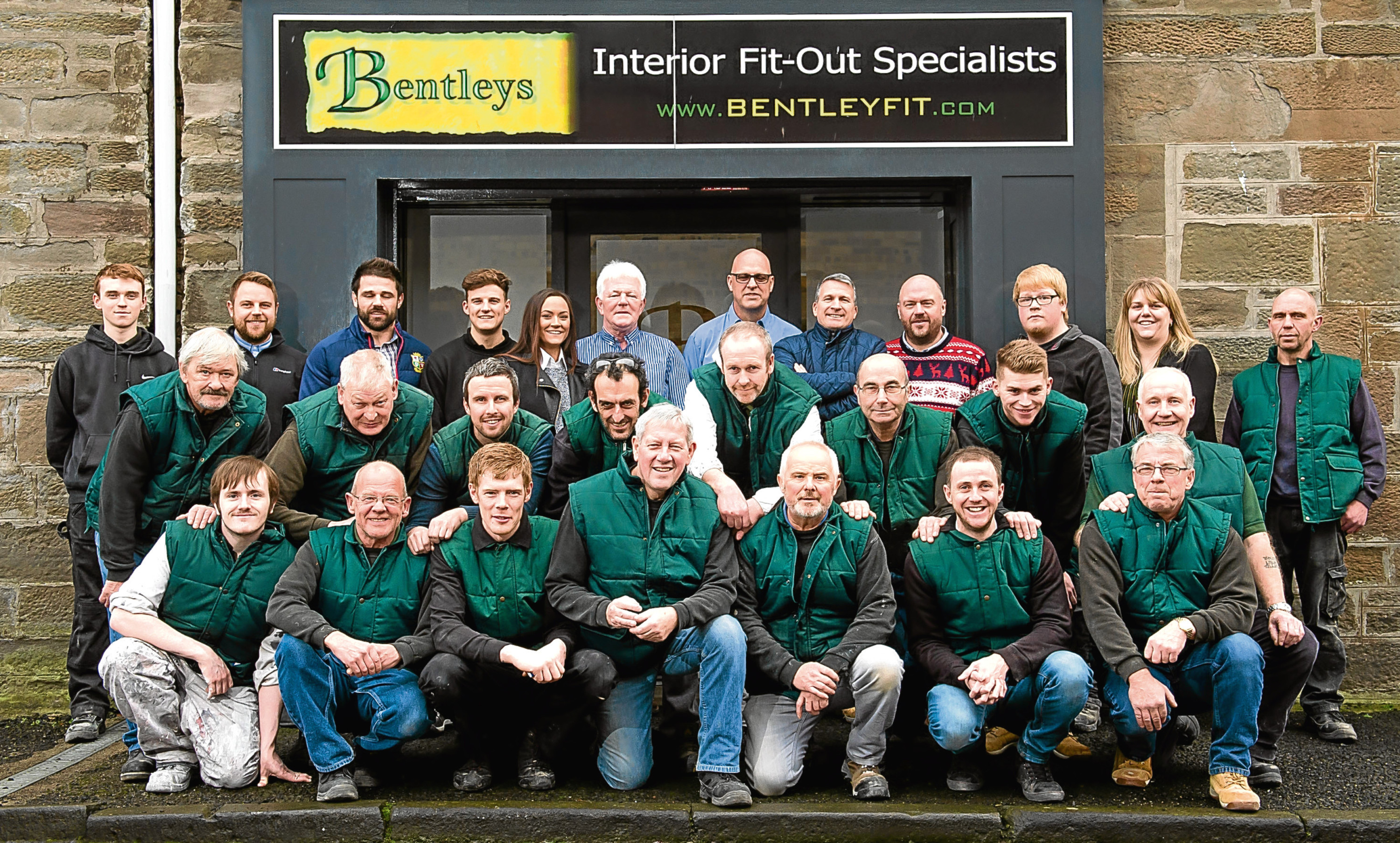 The Bentleys shopfitting team