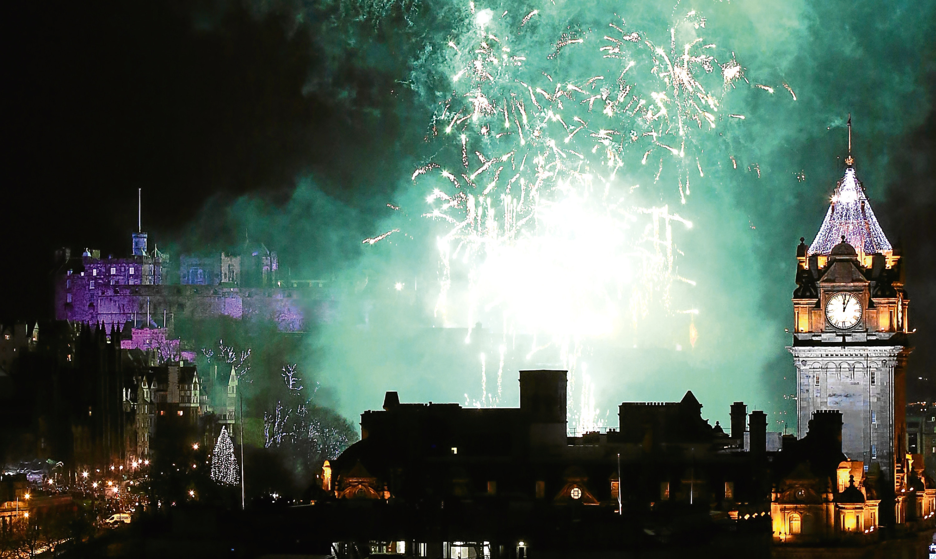 Lucy tends to avoid big Hogmanay celebrations these days.