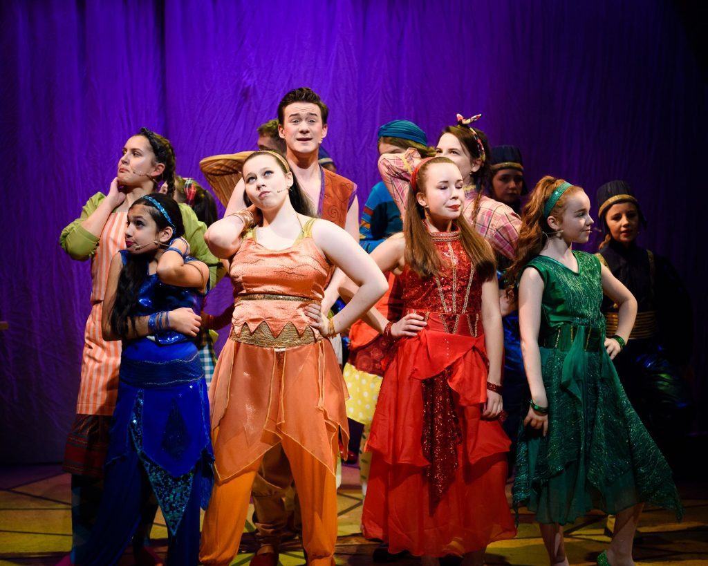 Aladdin Robert Watson) with young cast