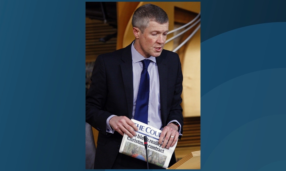 Willie Rennie raised the issue at Holyrood following The Courier's weekend revelations.