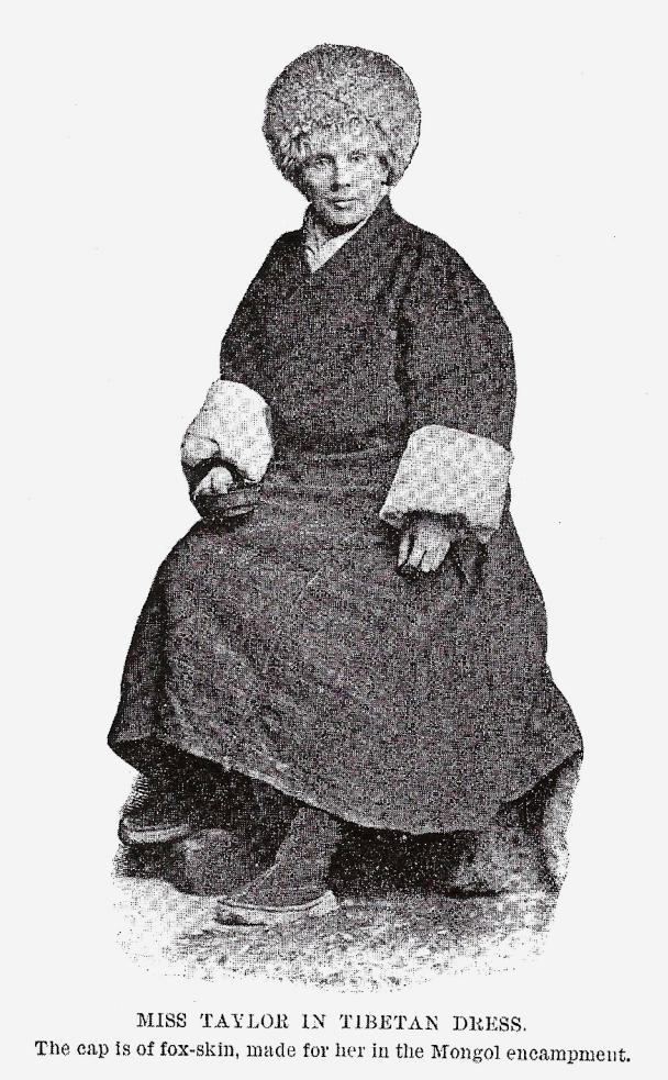 Annie Taylor in Tibetan dress.