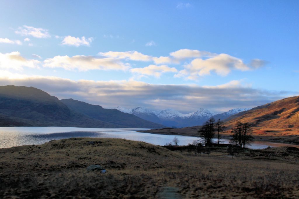 A view of Ben Vorlich and Loch Arklet.