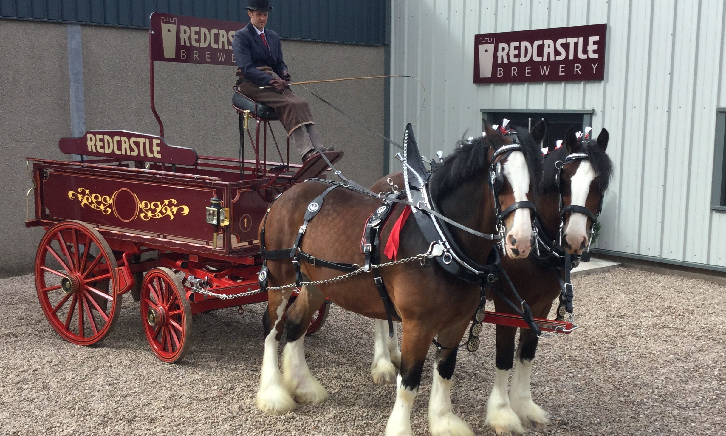 Scotland's newest craft ale has been launched by Redcastle Brewery on a farm in Carmyllie