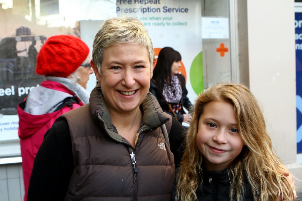 Karen Welch and daughter Freya.