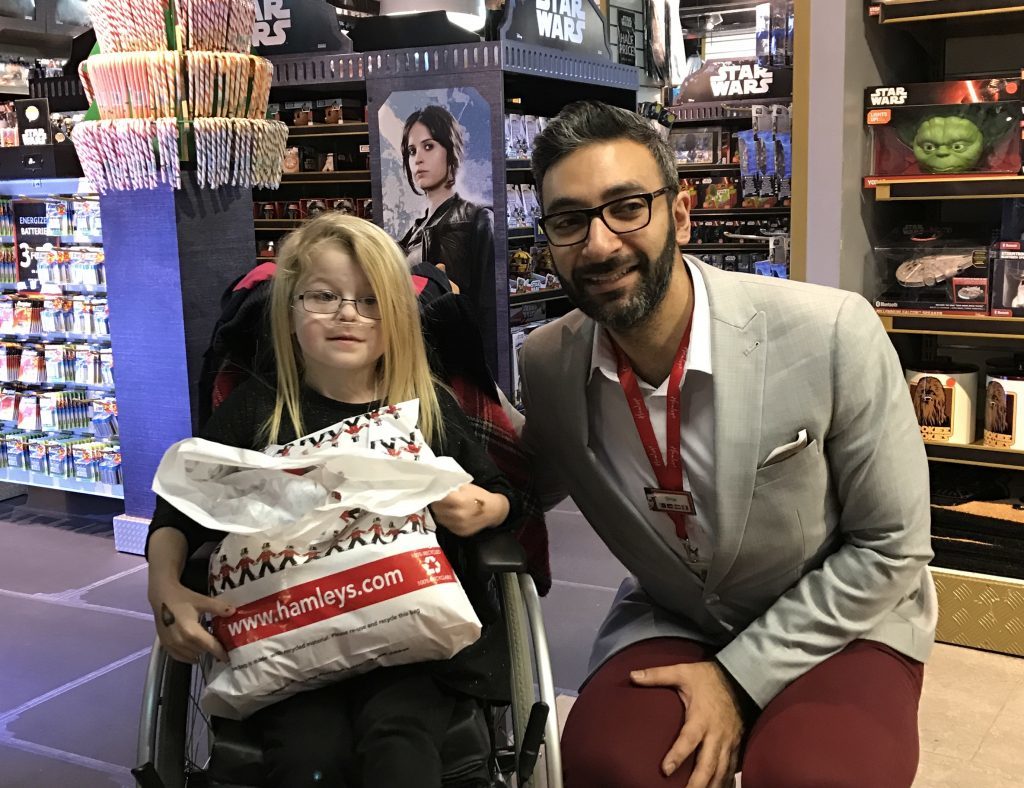 Ruby Walker at Hamleys