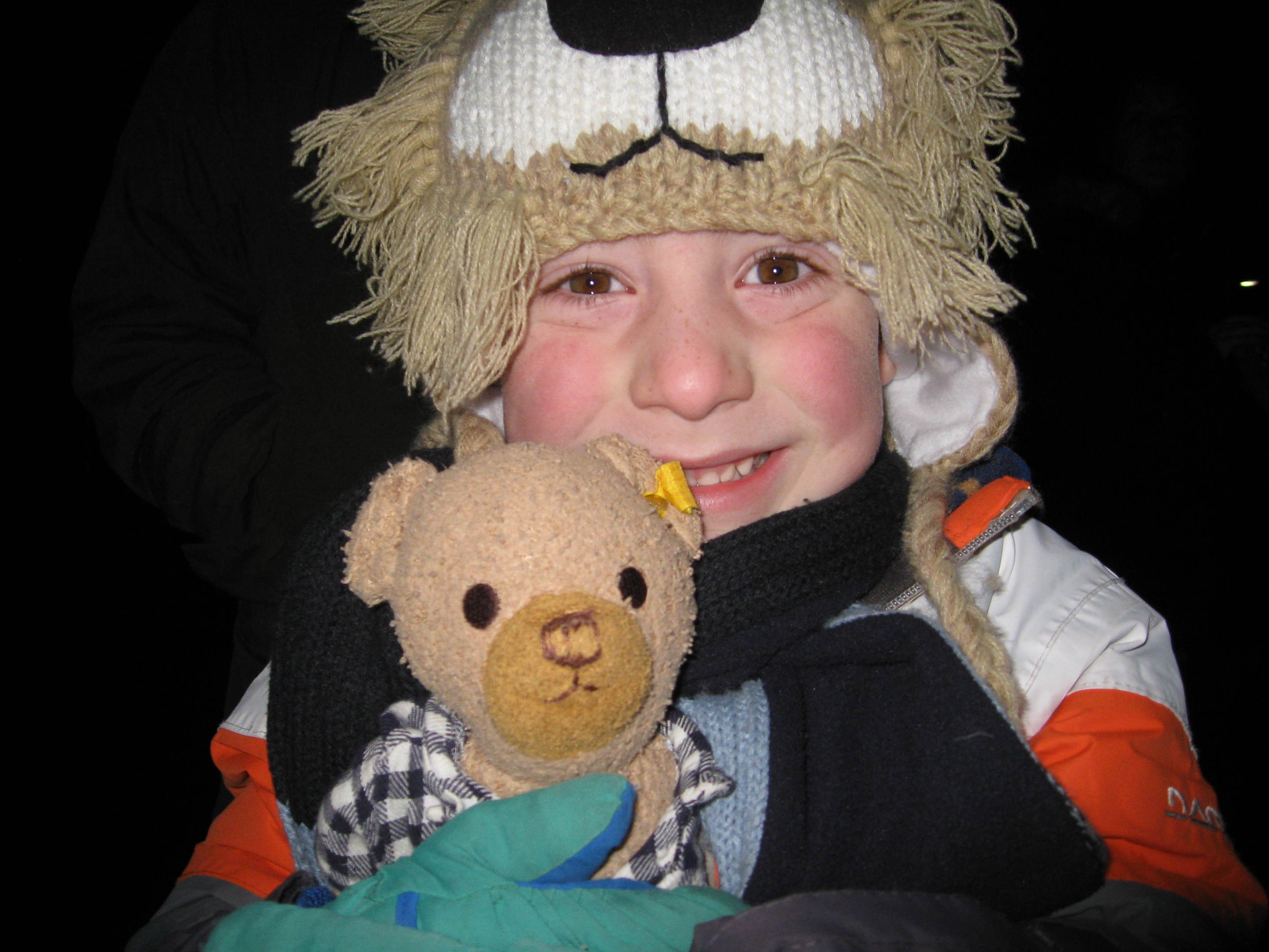 Young Joe Dowse, aged 4, is reunited with his beloved Bear Bear