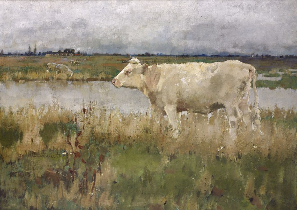 A Lincolnshire Pasture by Joseph Crawhall.