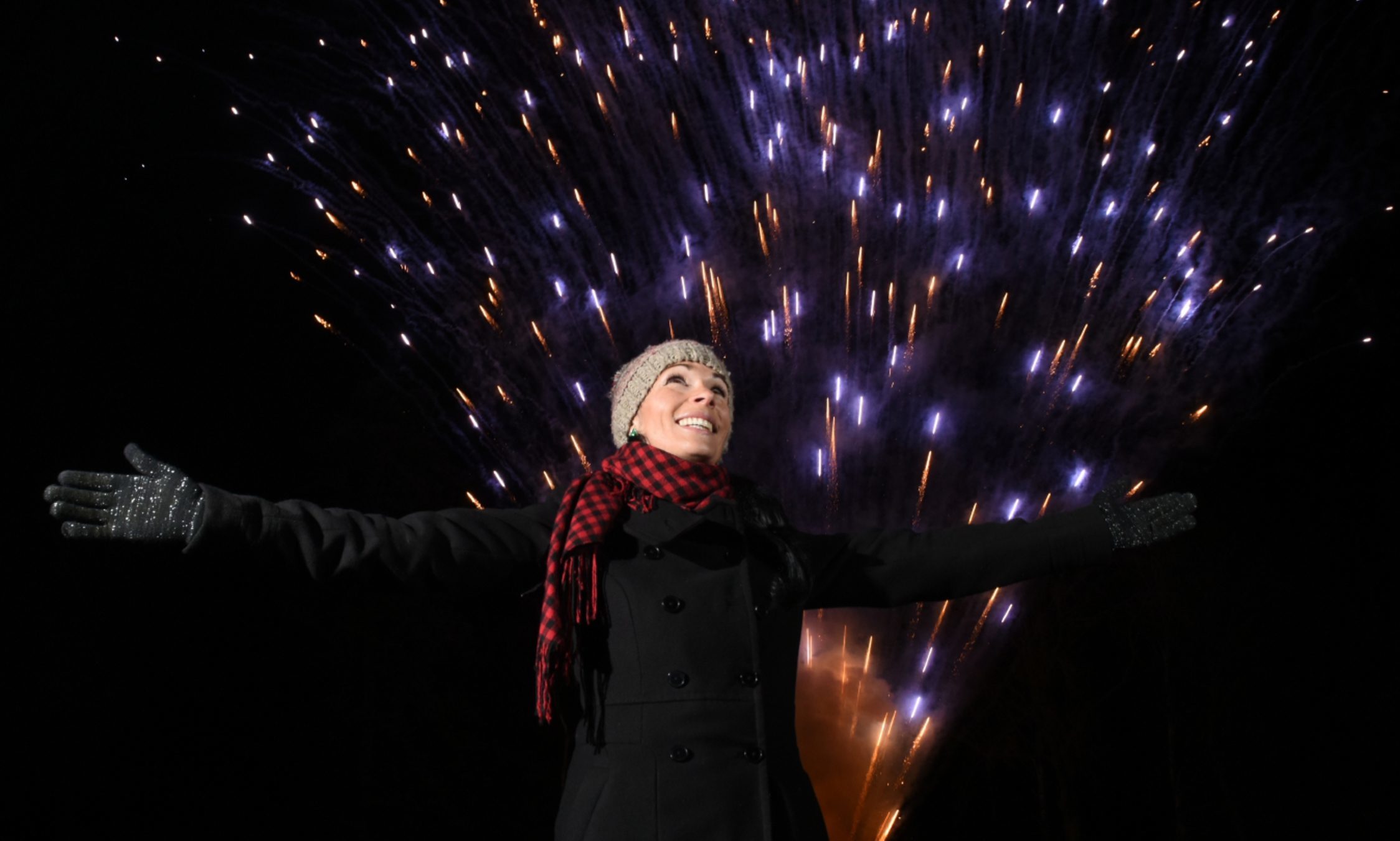 Boom! Bang! The Courier's Gayle Ritchie was treated to a very special fireworks display by Blast Design.