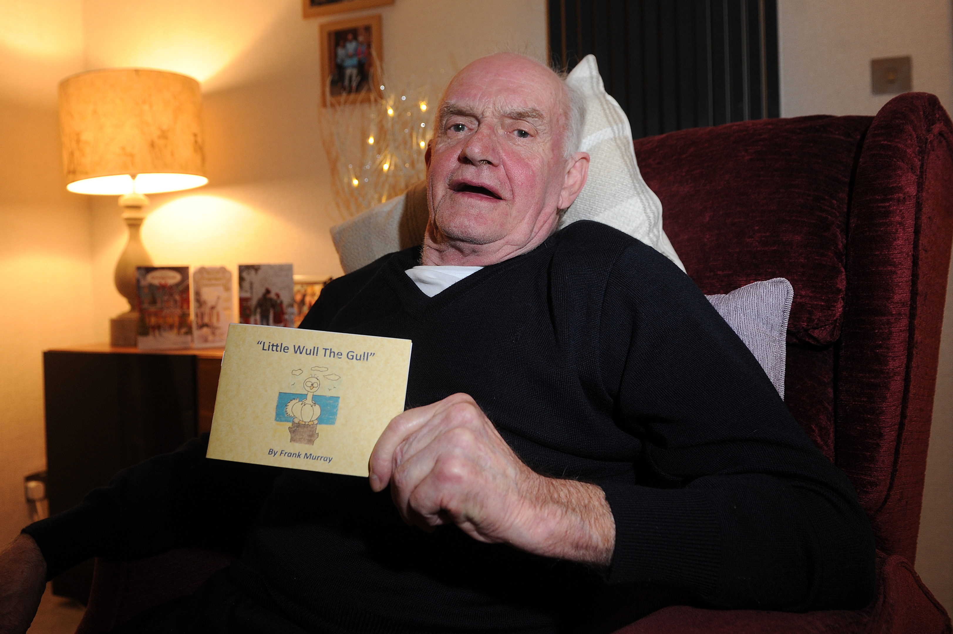 Frank Murray has written a children's book about a seagull inspired by his time moving gulls' nests in Arbroath.