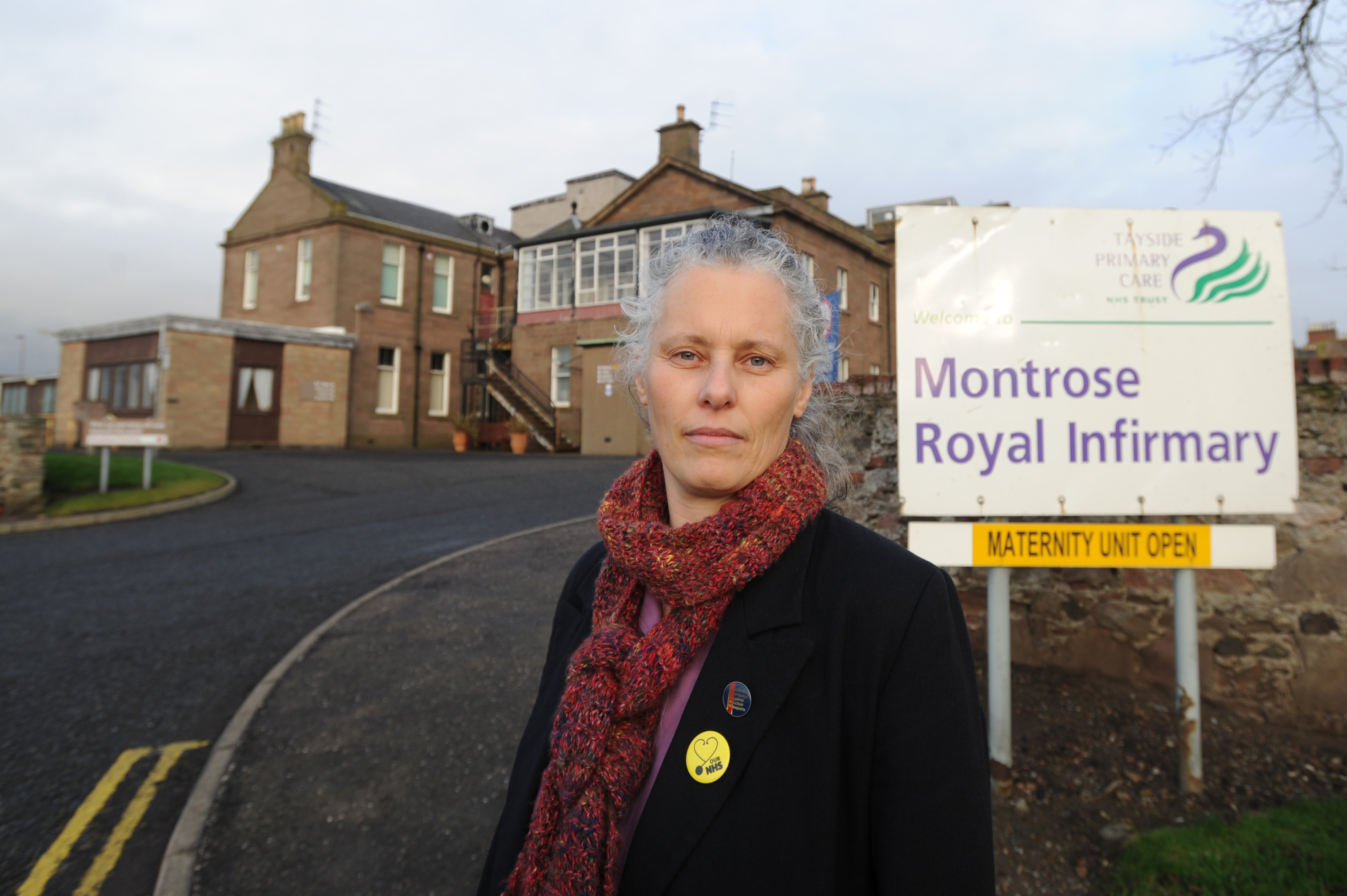 Dr Kristien Hintjens at Montrose Royal Infirmary.