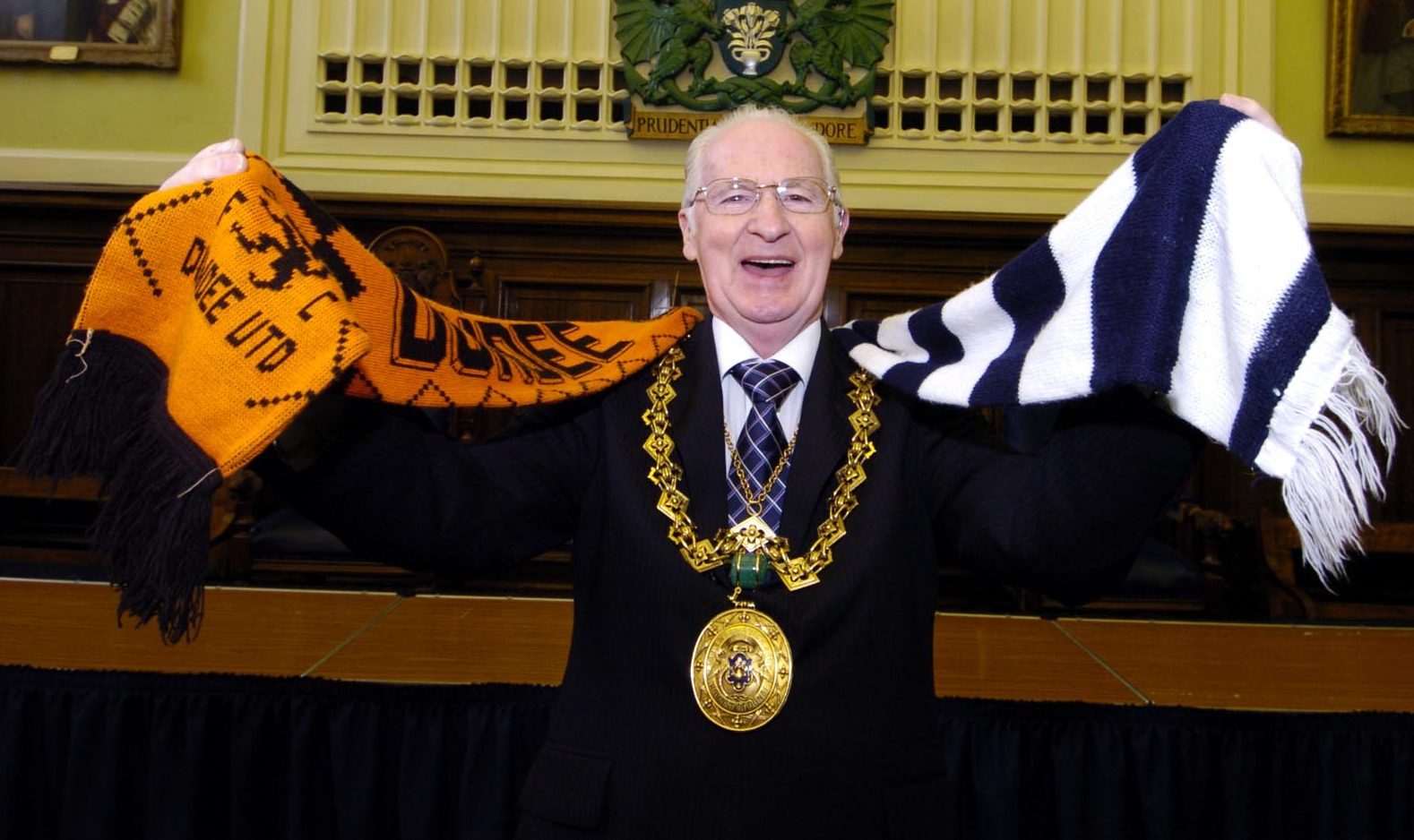 Former Dundee Lord Provost John Letford remains impartial to city football back in 2005.