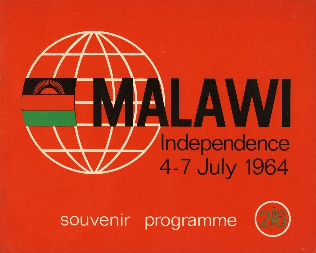 A souvenir programme celebrating independence for Malawi.