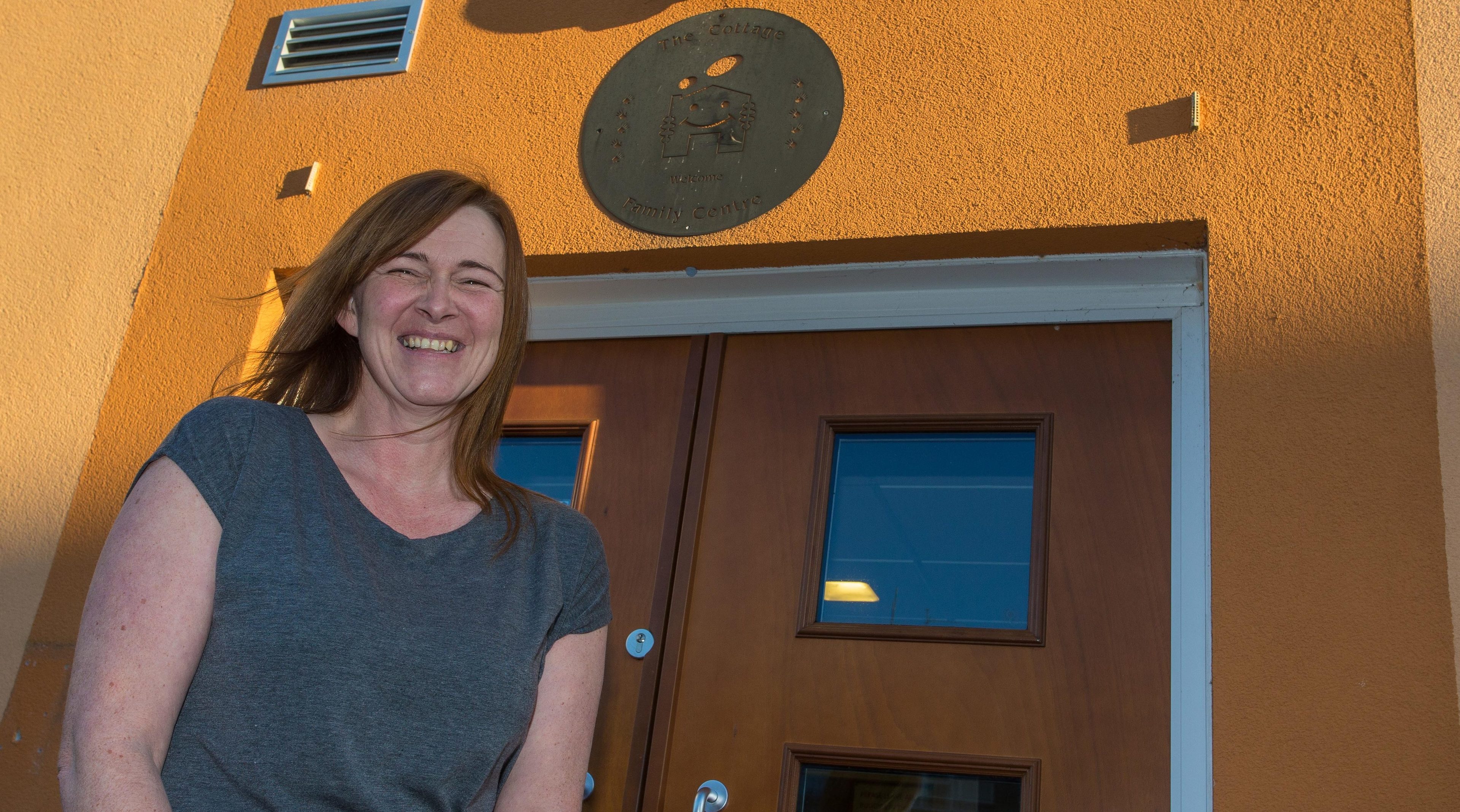 Pauline Buchan, service manager for the Cottage Family Centre in Kirkcaldy - a welcome positive story