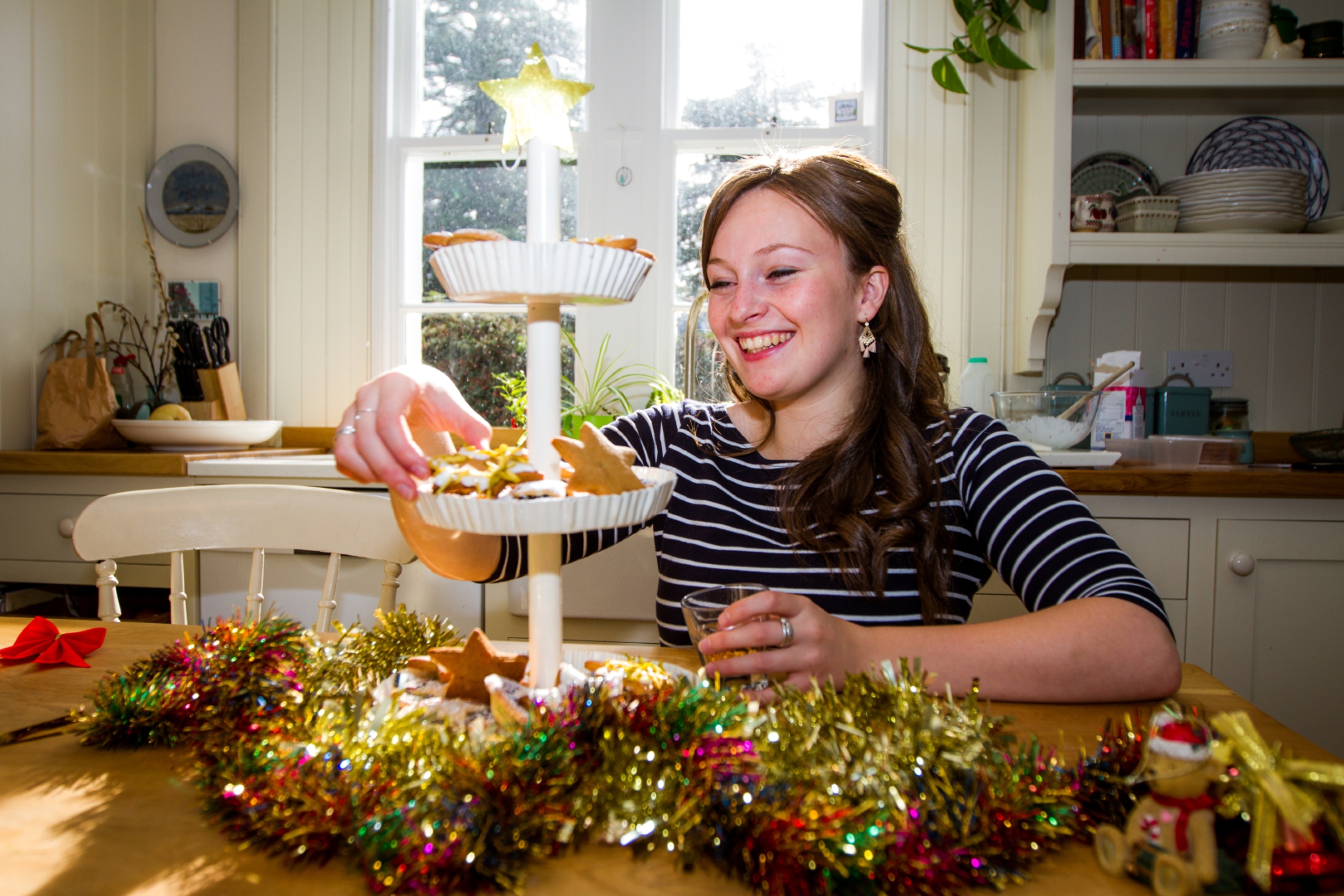 Flora Shedden prepares some festive baking treats.